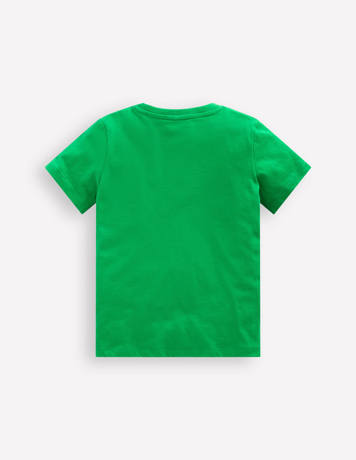Short Sleeve Bouclé T-shirt-Sapling Green Sheep - Image 2