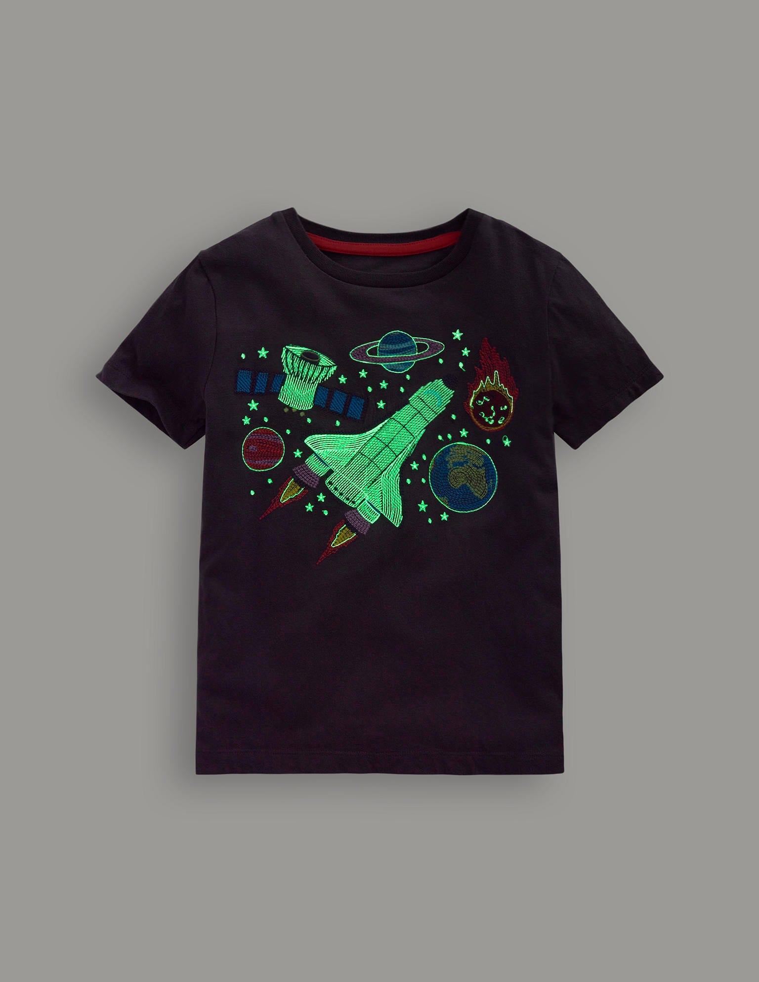 Glow Superstitch T-Shirt-Robot Blue Space - Image 4