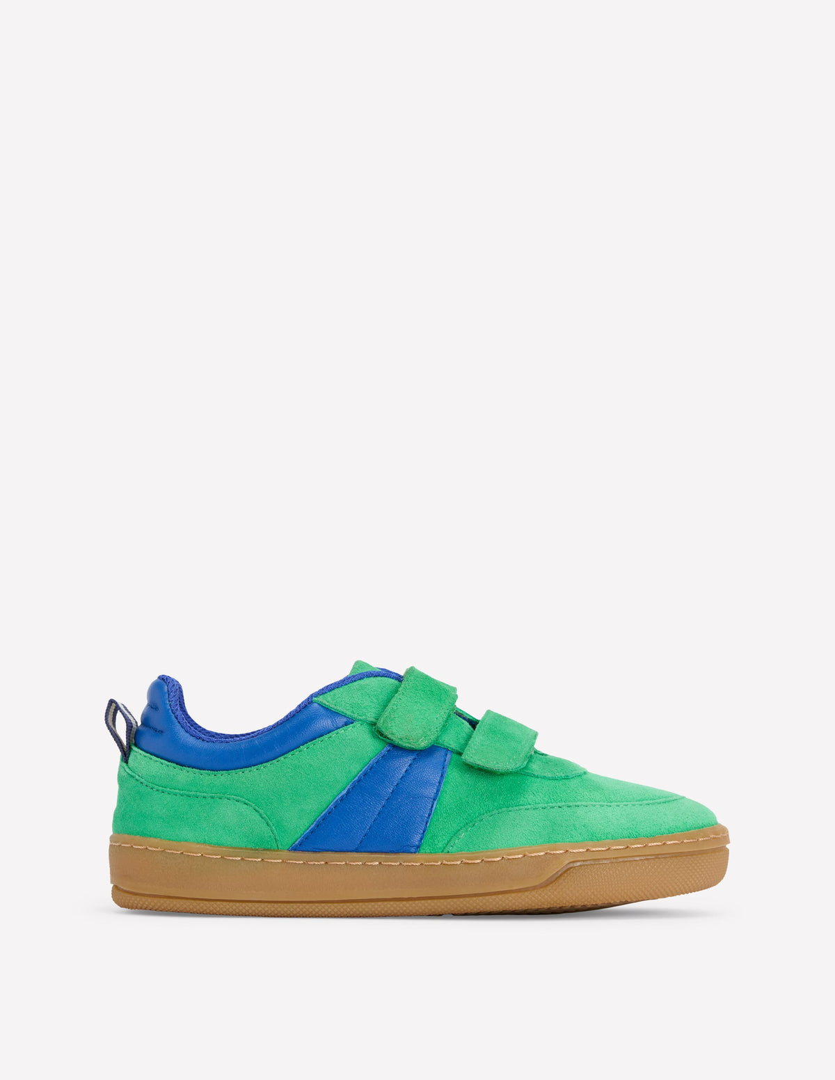 Colourblock Low Tops-Sapling Green/ Bright Blue - Image 1