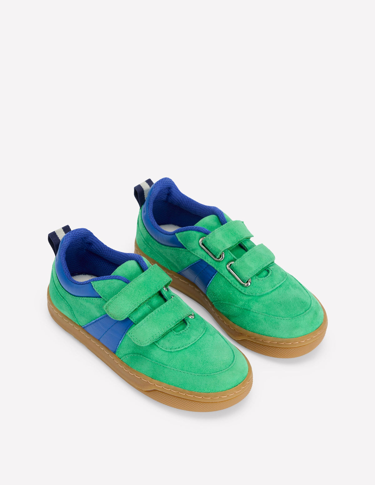 Colourblock Low Tops-Sapling Green/ Bright Blue - Image 2
