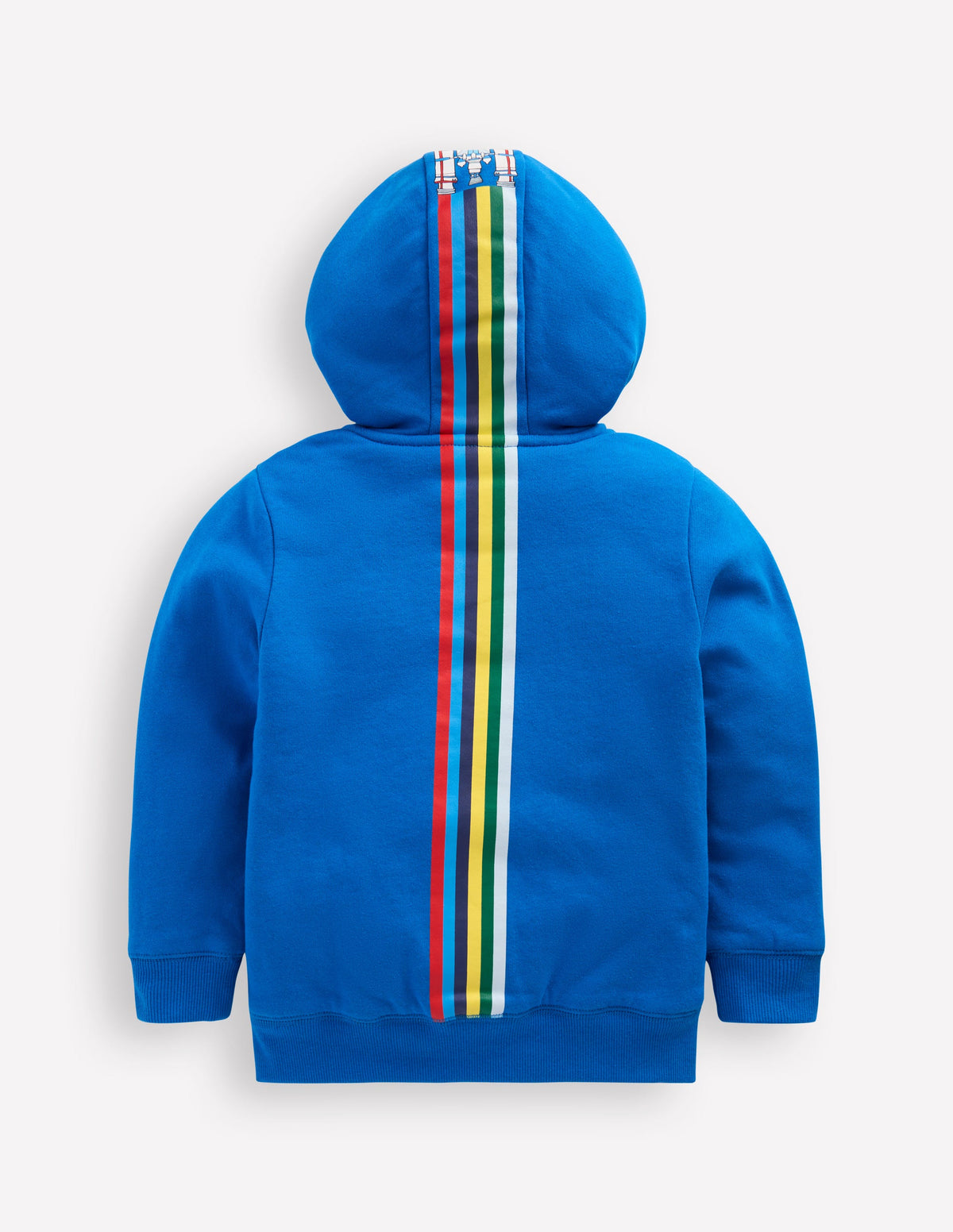 Shaggy-Lined Hoodie-Kingfisher Blue Rocket - Image 2