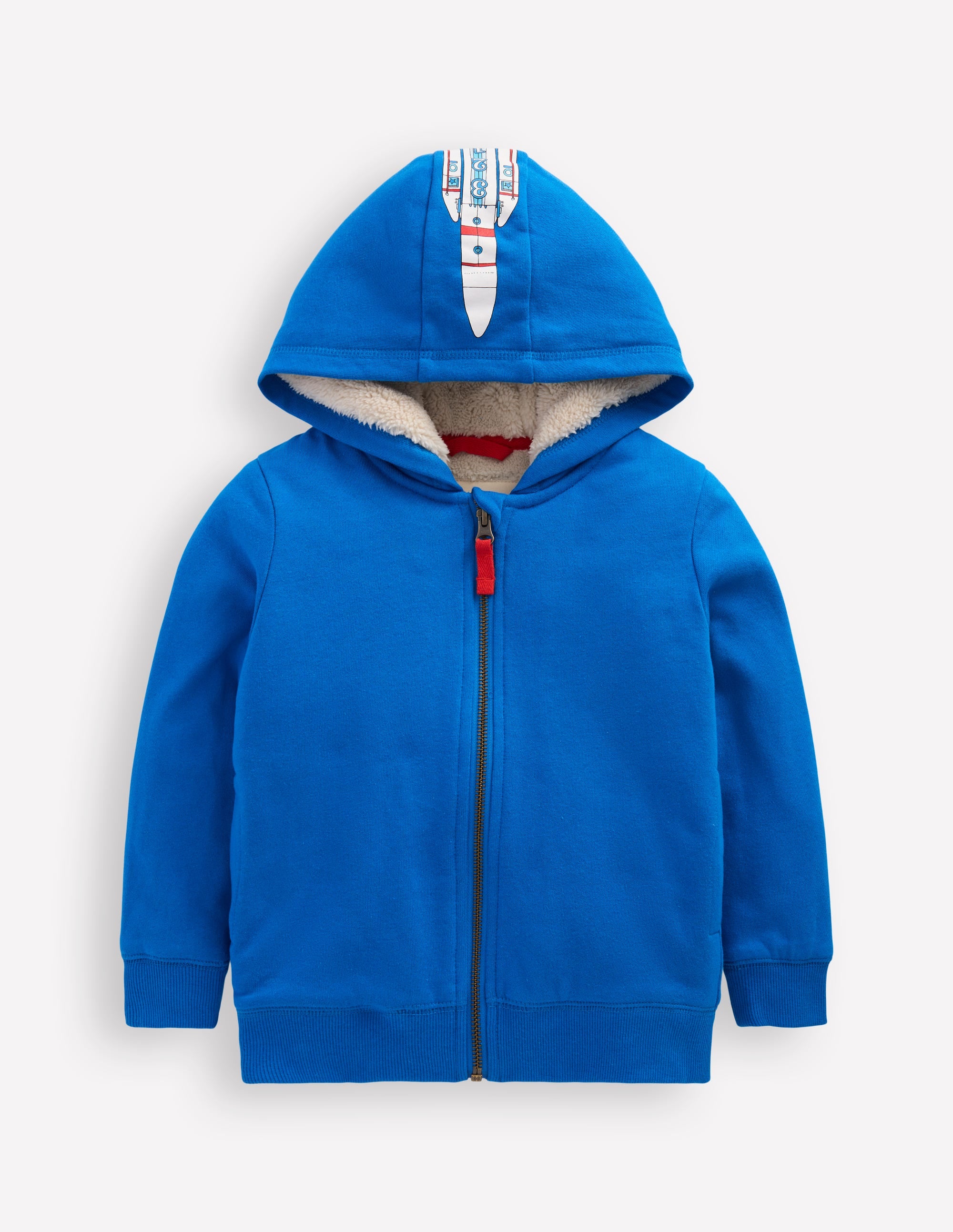 Shaggy-Lined Hoodie-Kingfisher Blue Rocket - Image 1