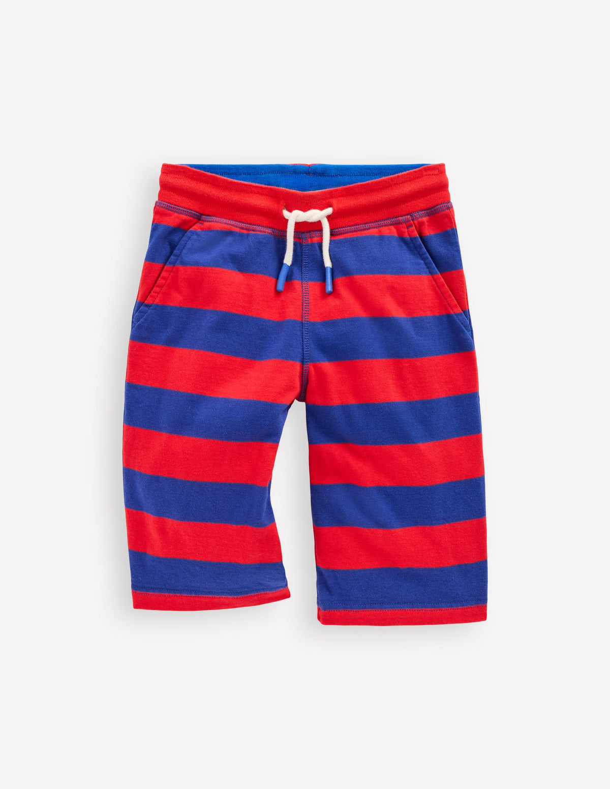 Jersey Baggies-Poppy Red/ Sapphire Blue - Image 1