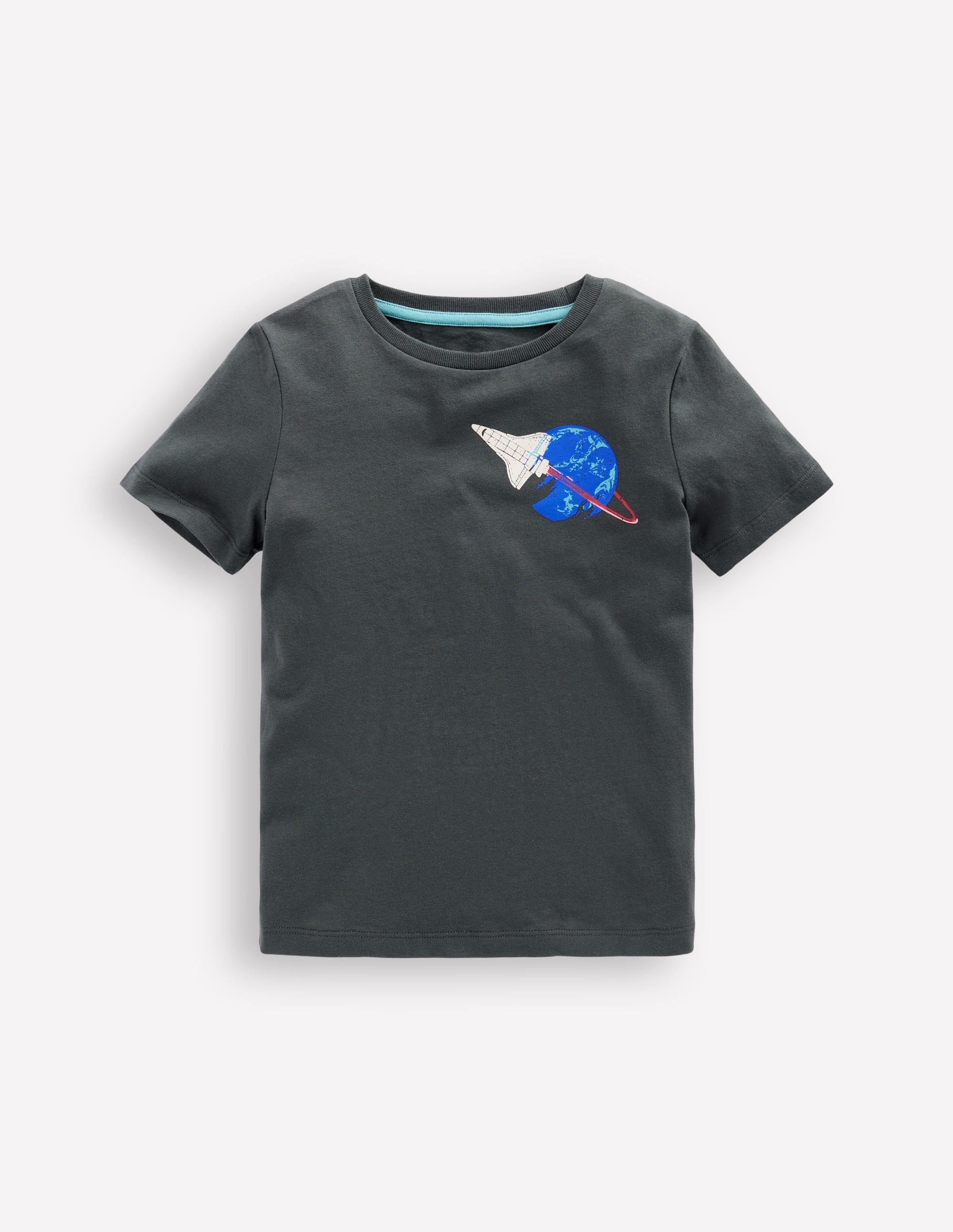 Front & Back Printed T-shirt-Smoke Space - Image 1