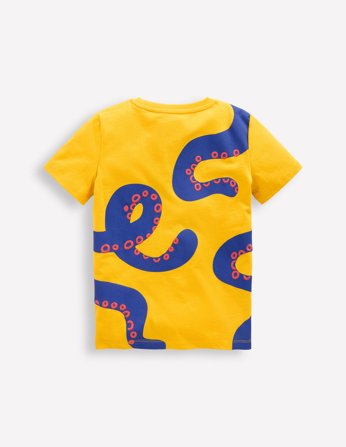 Fun Graphic T-shirt-Pineapple Yellow Octopus - Image 2