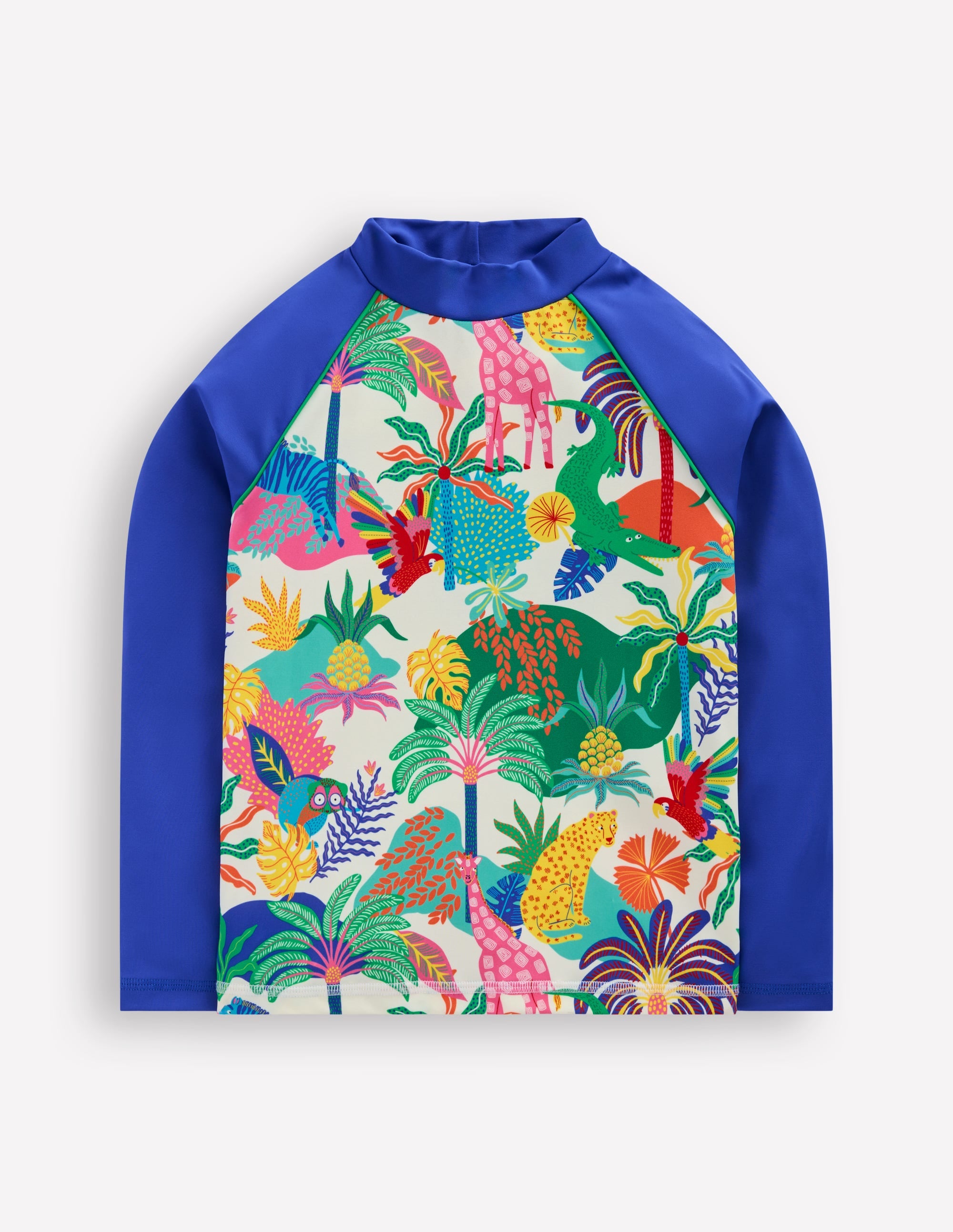Logo Rash Vest-Ivory Multi Jungle - Image 1