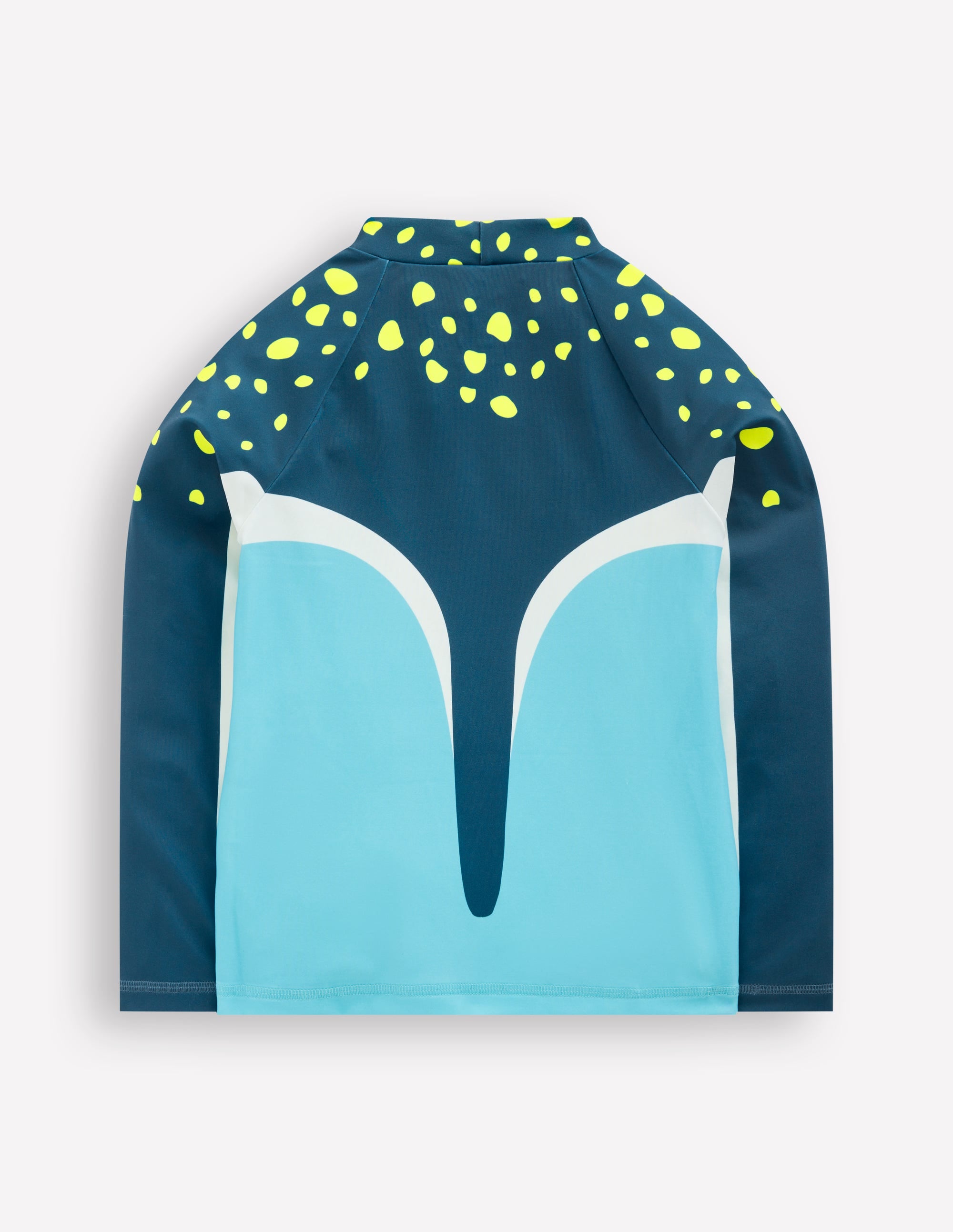 Logo Rash Vest-Caribbean Blue Stingray - Image 2