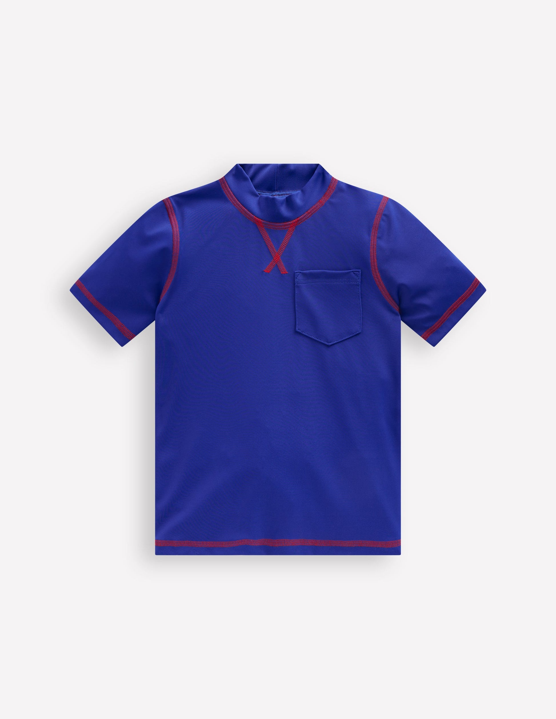 Short Sleeve Rash Vest-Bright Blue | Boden UK