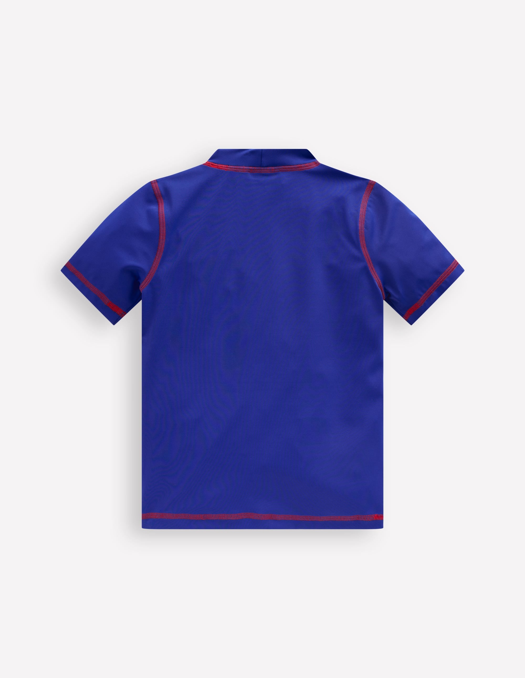 Short Sleeve Rash Vest-Bright Blue - Image 2
