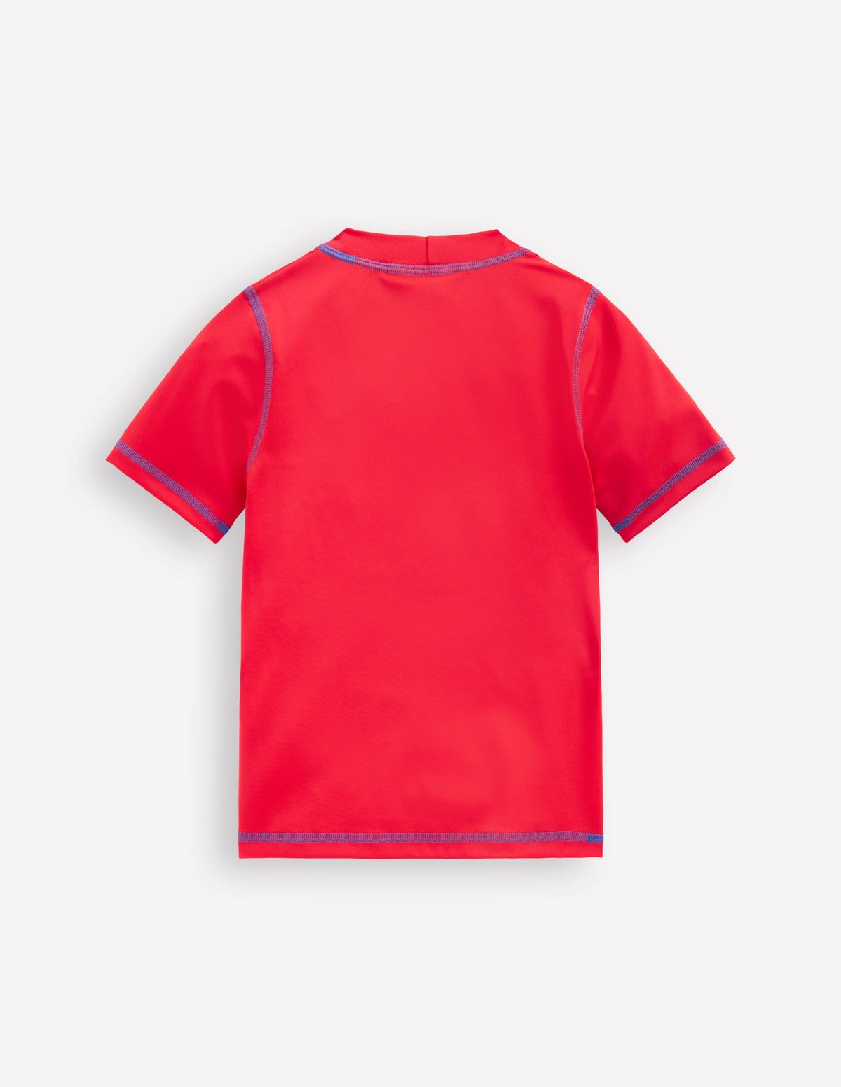 Short Sleeve Rash Vest-Poppy Red - Image 2