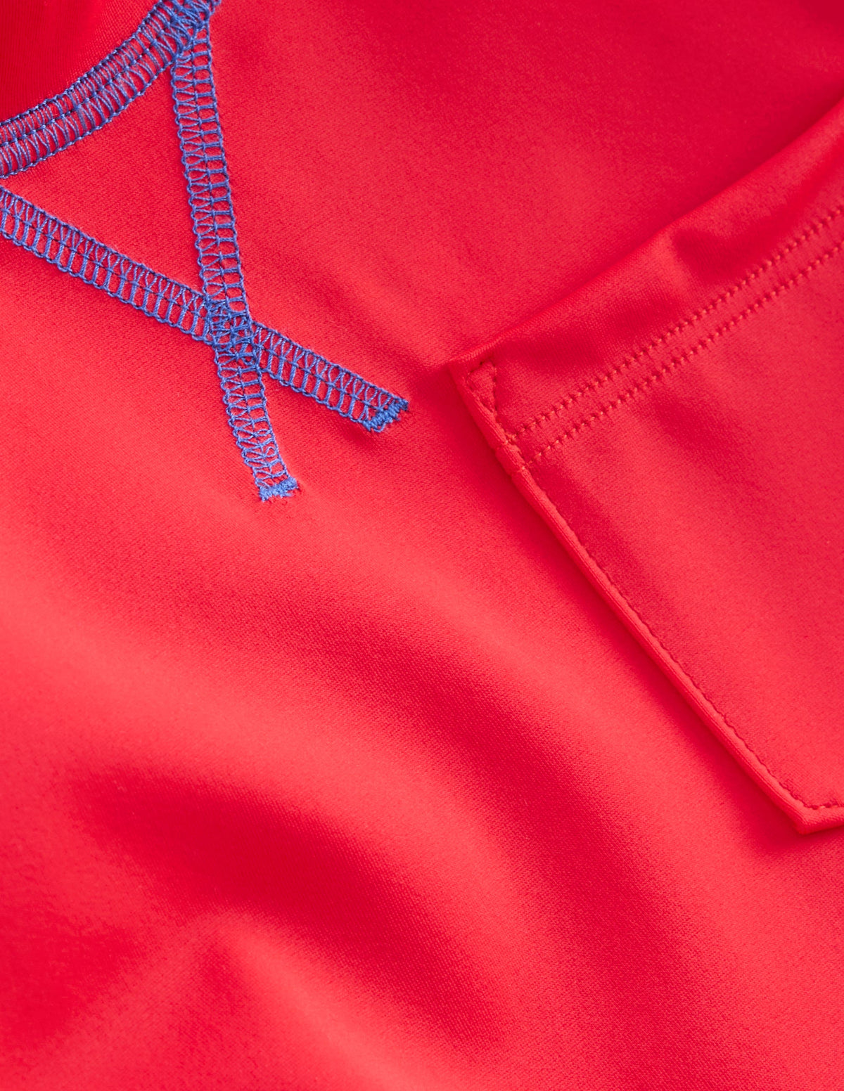 Short Sleeve Rash Vest-Poppy Red - Image 3
