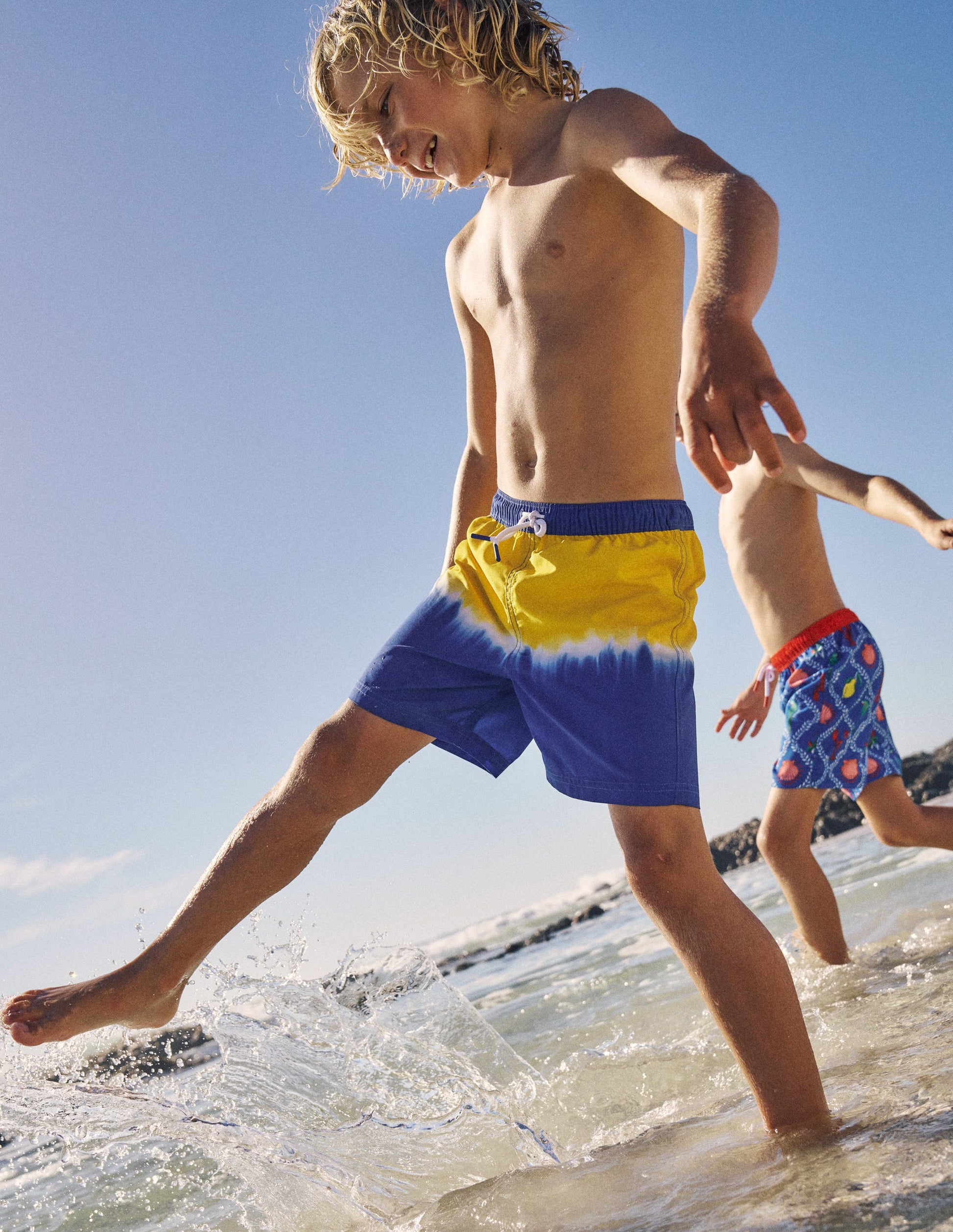 Swim Shorts-Tie Dye Boden UK