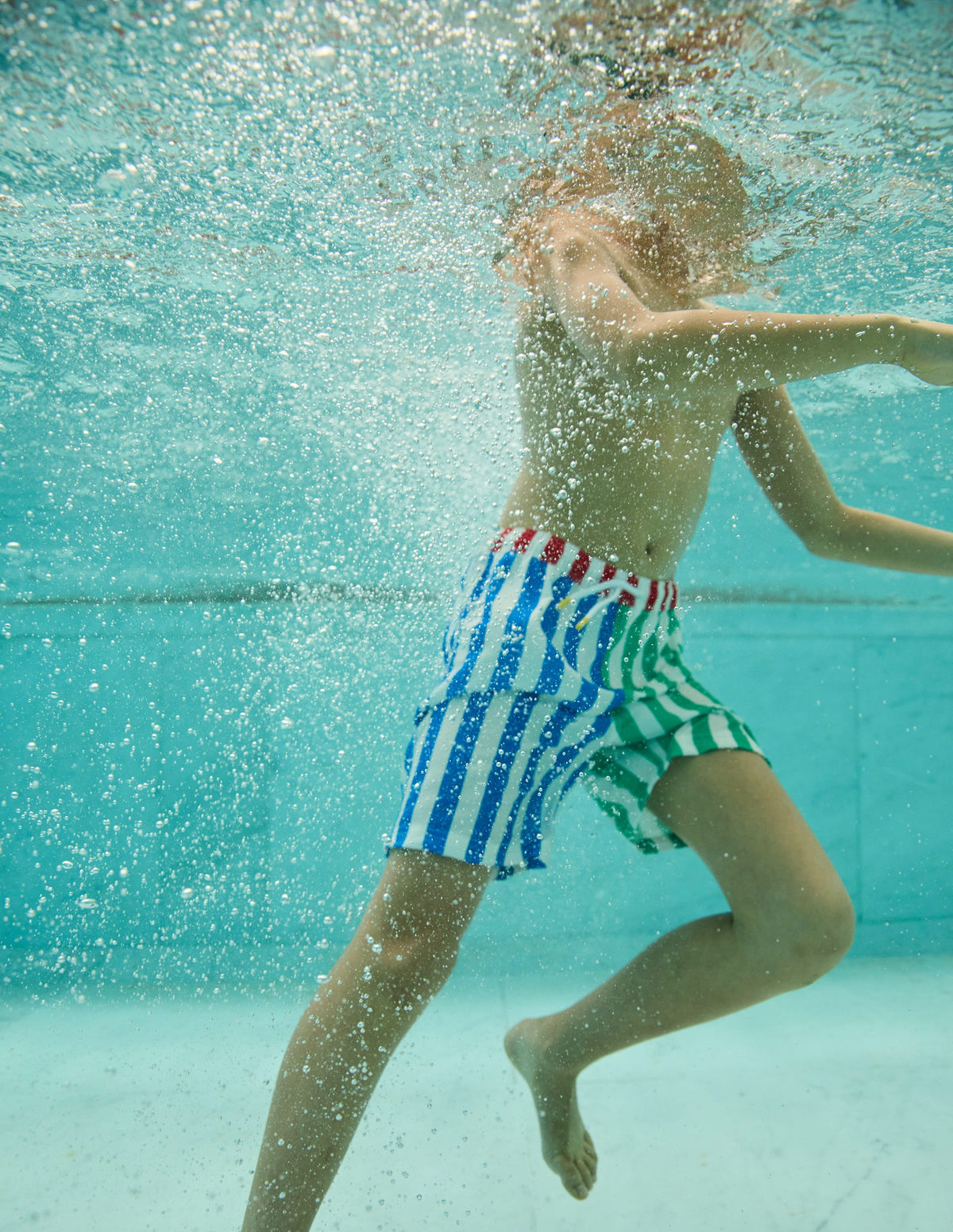 Swim Shorts-Hotchpotch Stripe - Image 4