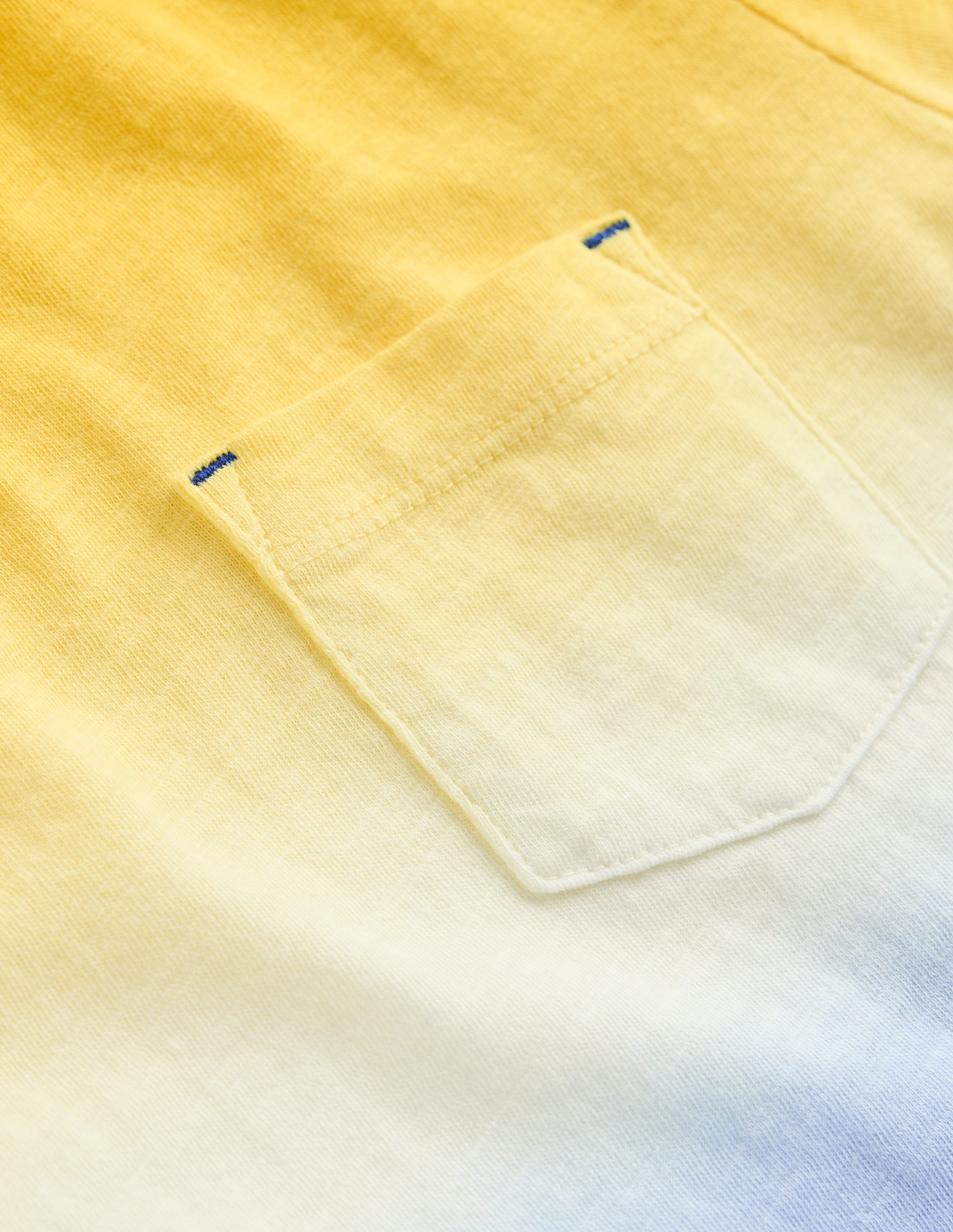 Tie Dye T-Shirt-Pineapple Yellow/ Bright Blue - Image 3