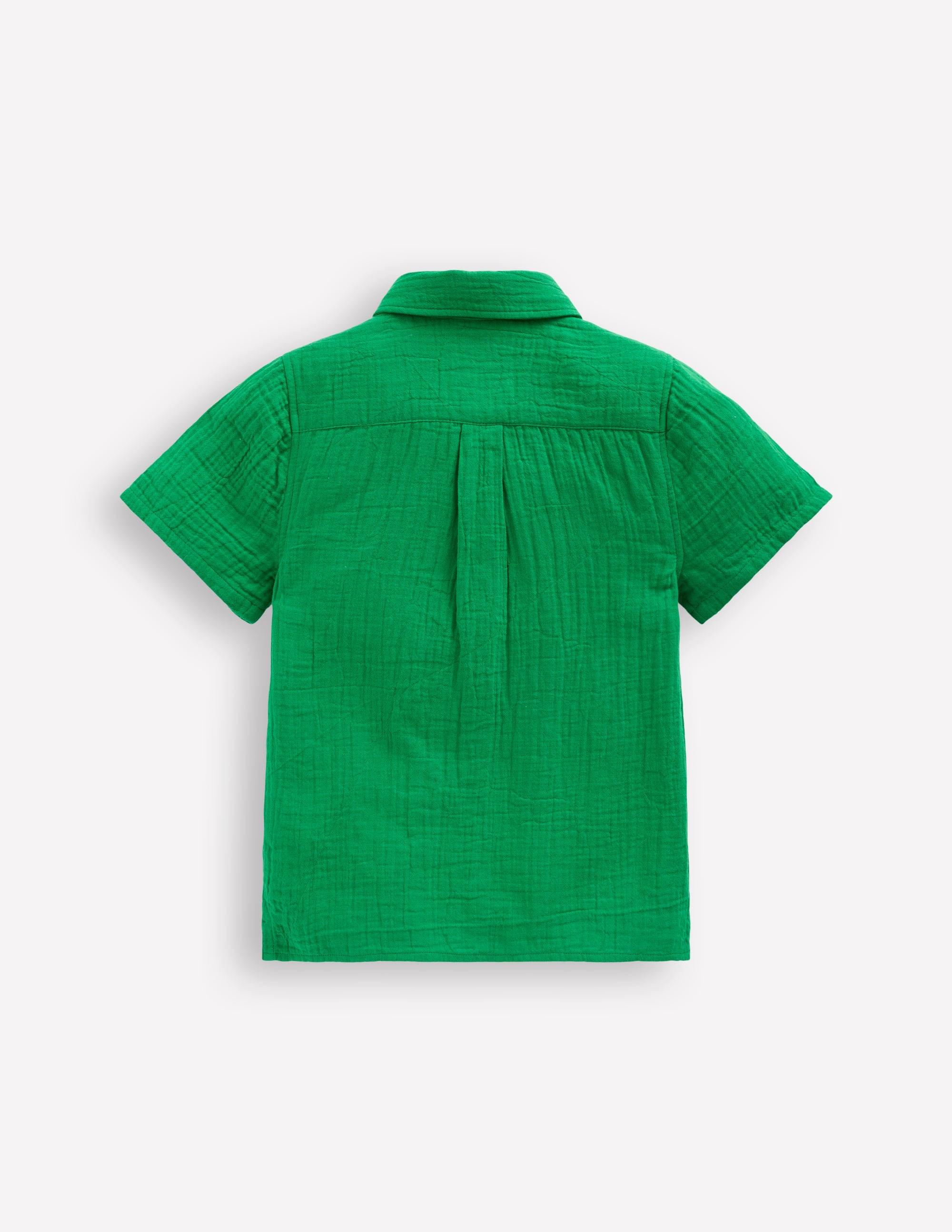 Double Cloth Shirt-Rich Emerald - Image 2