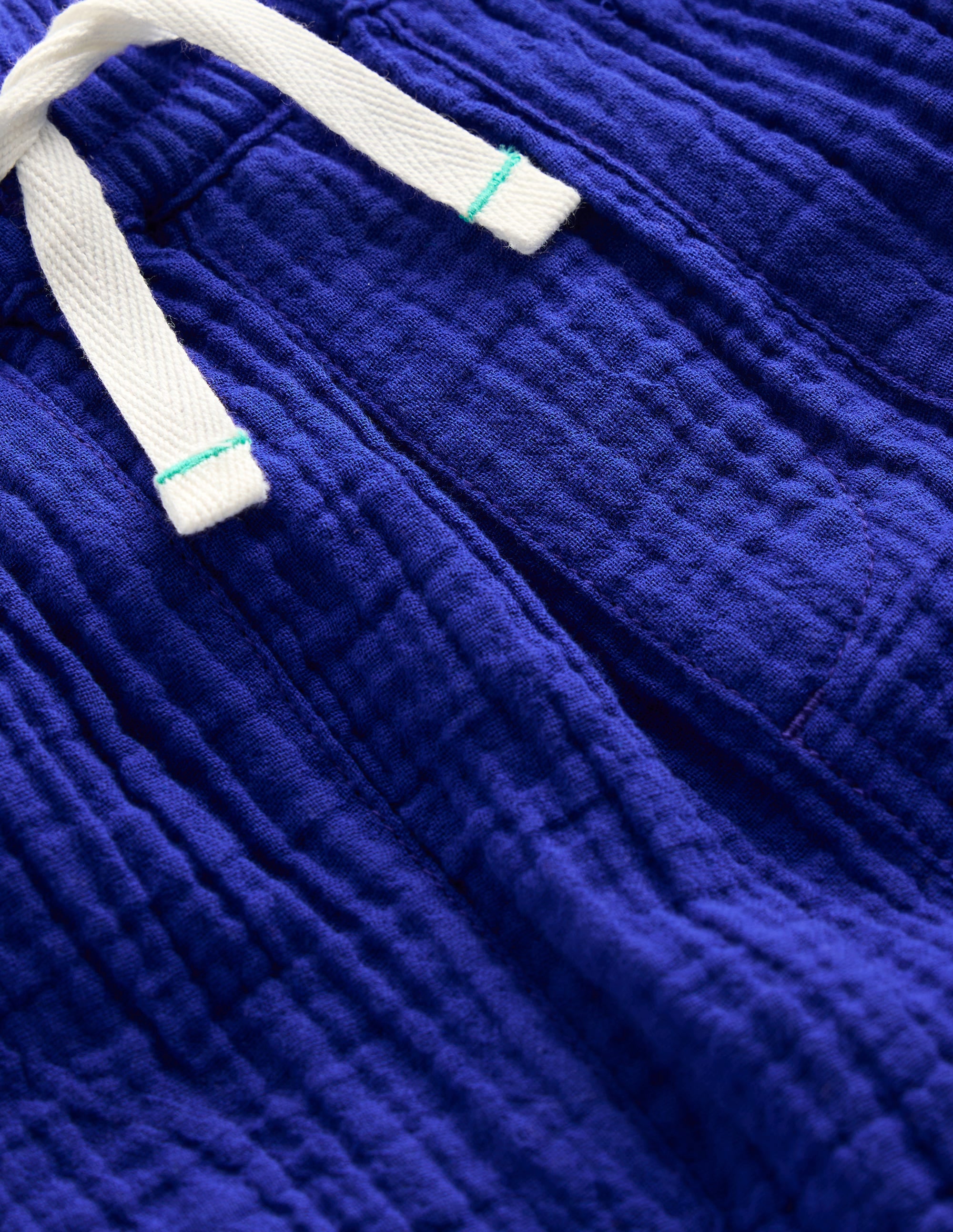 Double Cloth Shorts-Bright Blue - Image 3