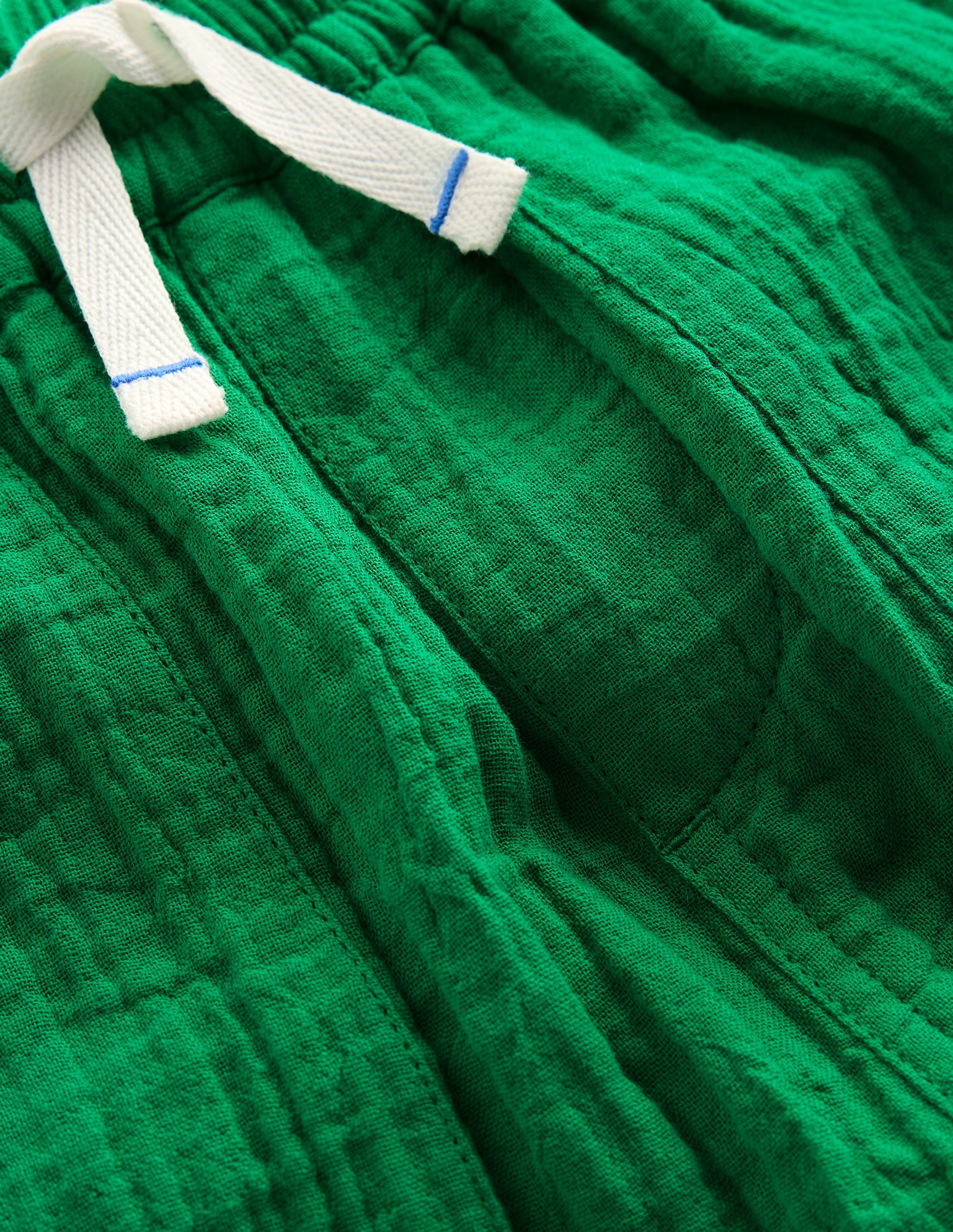 Double Cloth Shorts-Rich Emerald - Image 3
