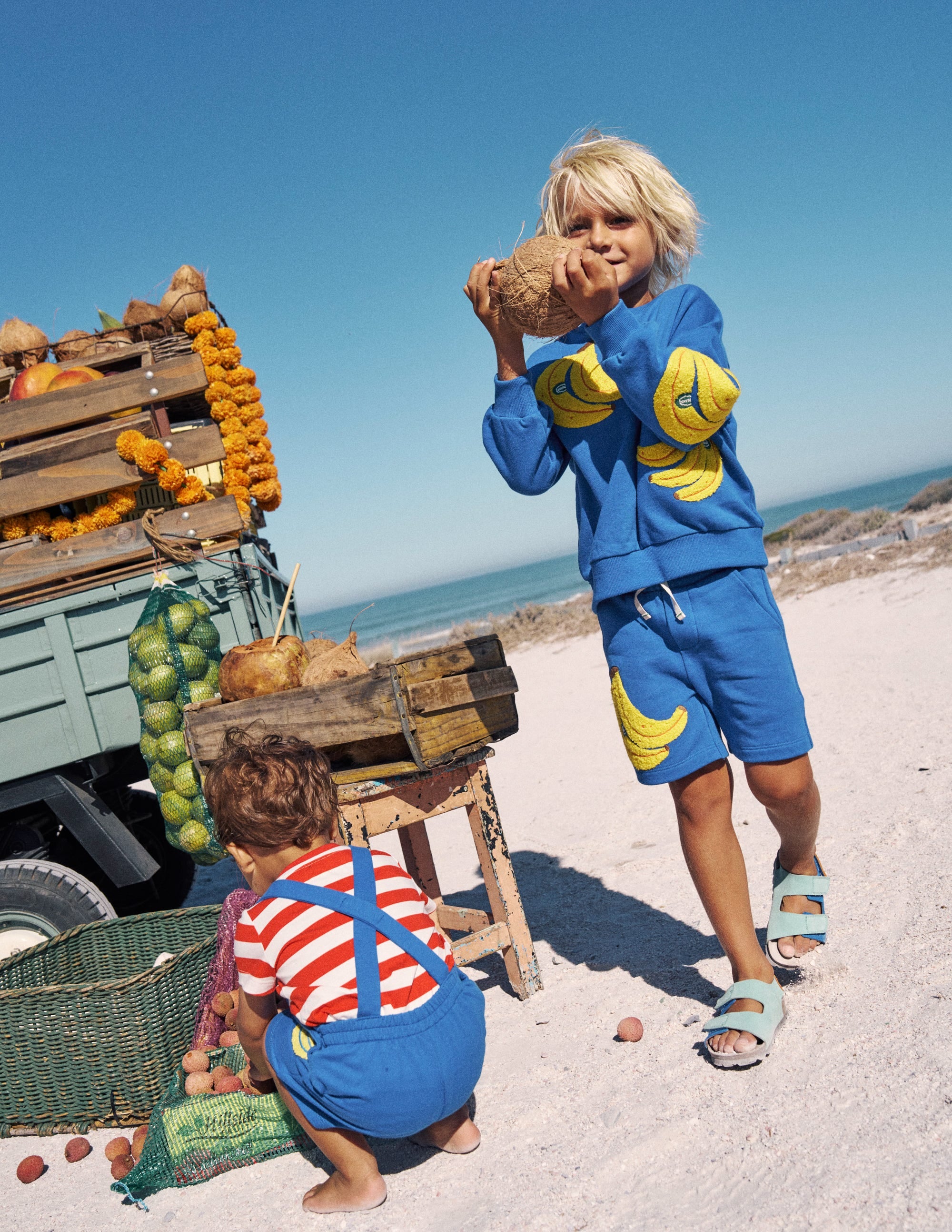 Fun Sweatshorts-Surf the Web Banana - Image 4