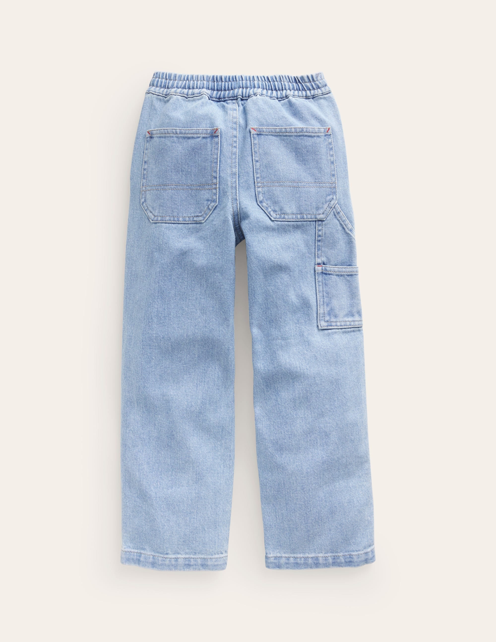 Pull-on Carpenter Trousers-Light Wash - Image 2