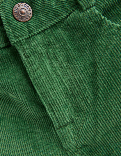 Classic Cord Trousers-Pine Green-3