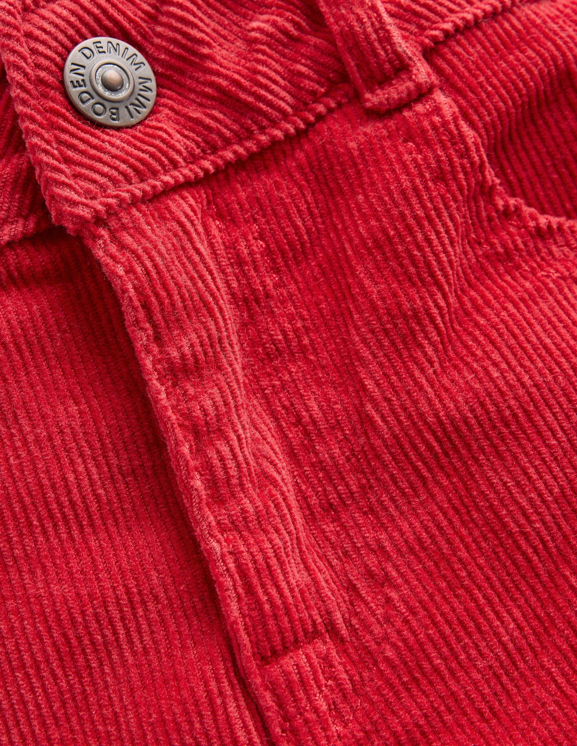 Classic Cord Trousers-Carmine Red - Image 3