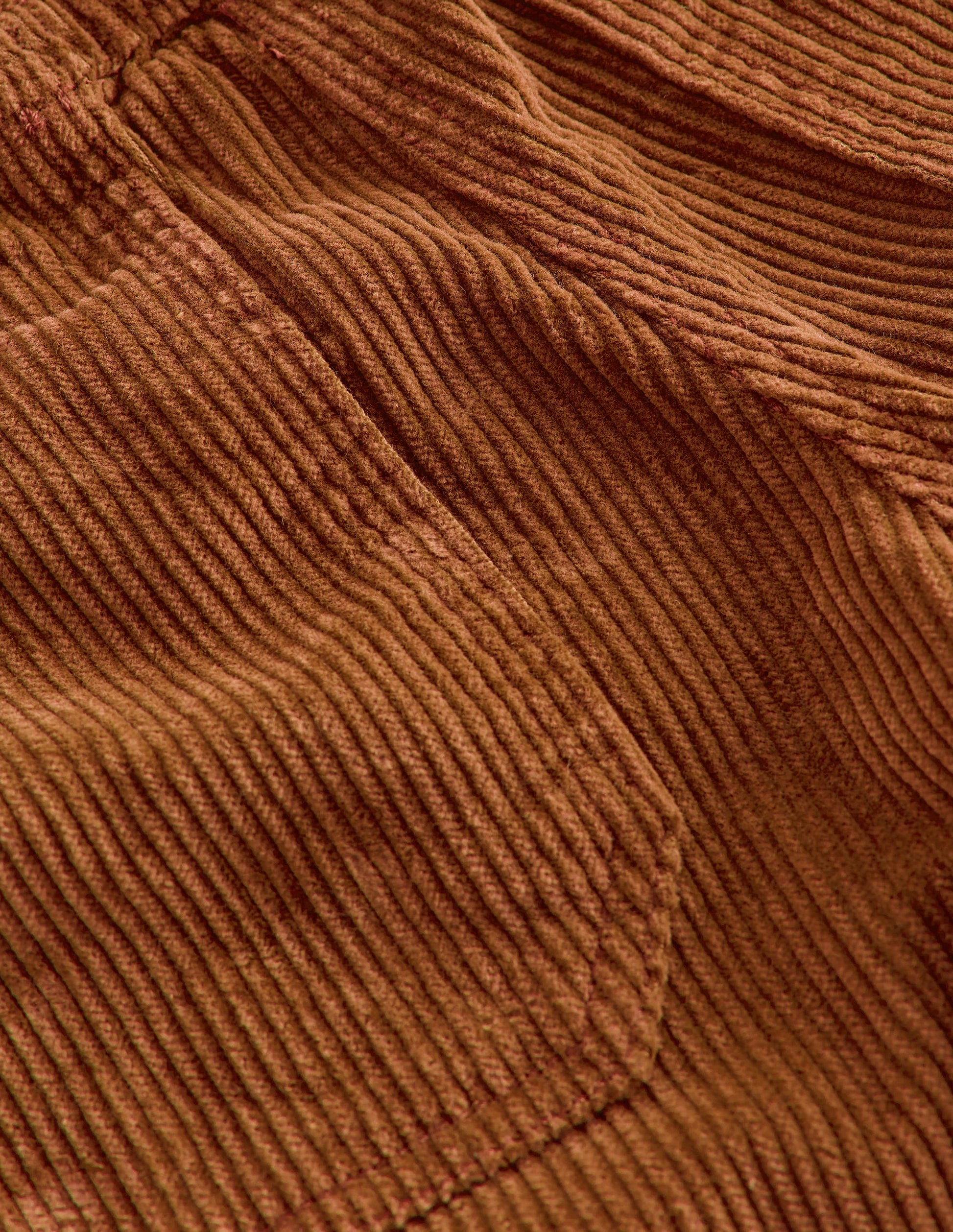 Pull-on Cord Trousers-Ginger-5