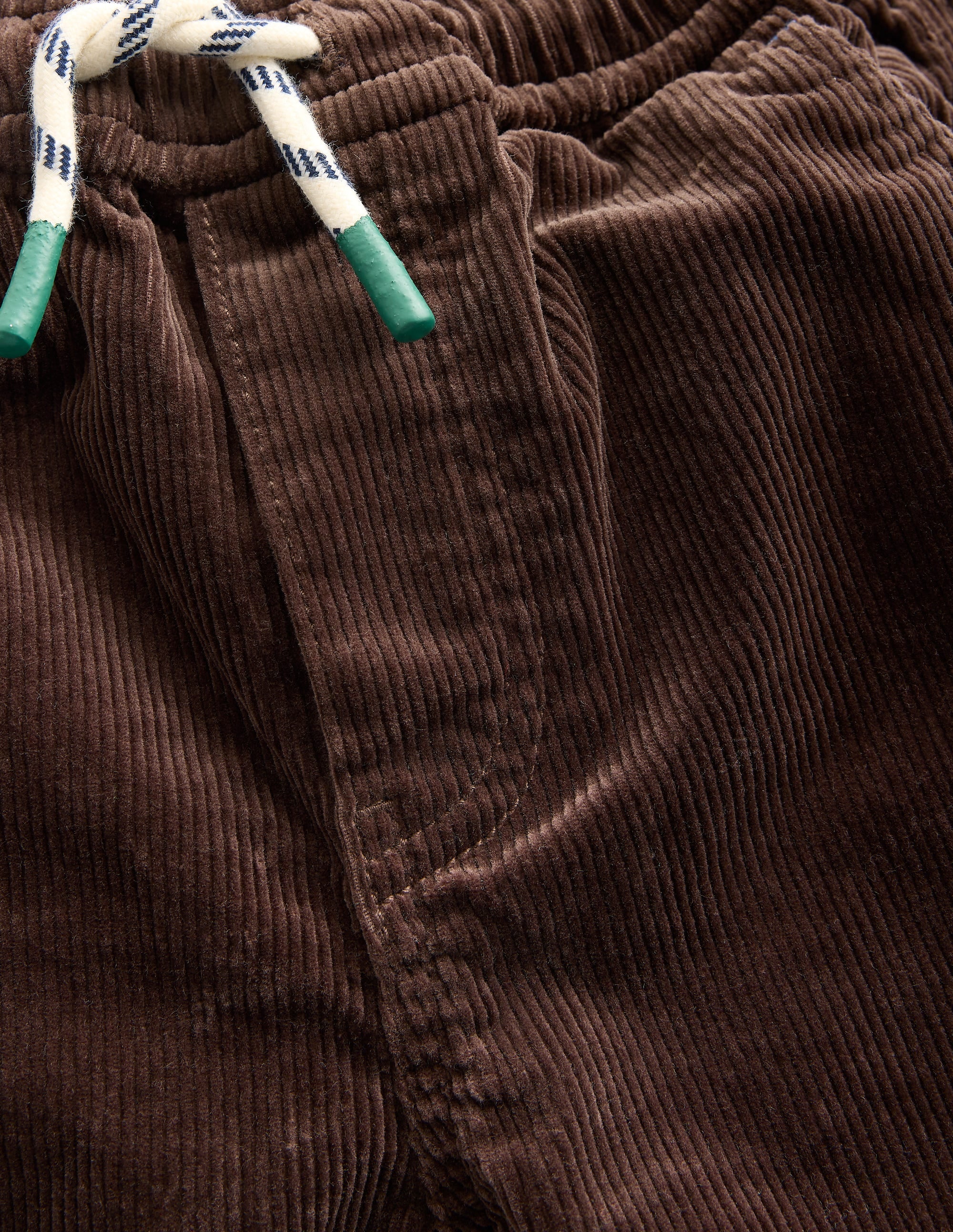 Slim Pull-On Trousers-Espresso Cord - Image 3