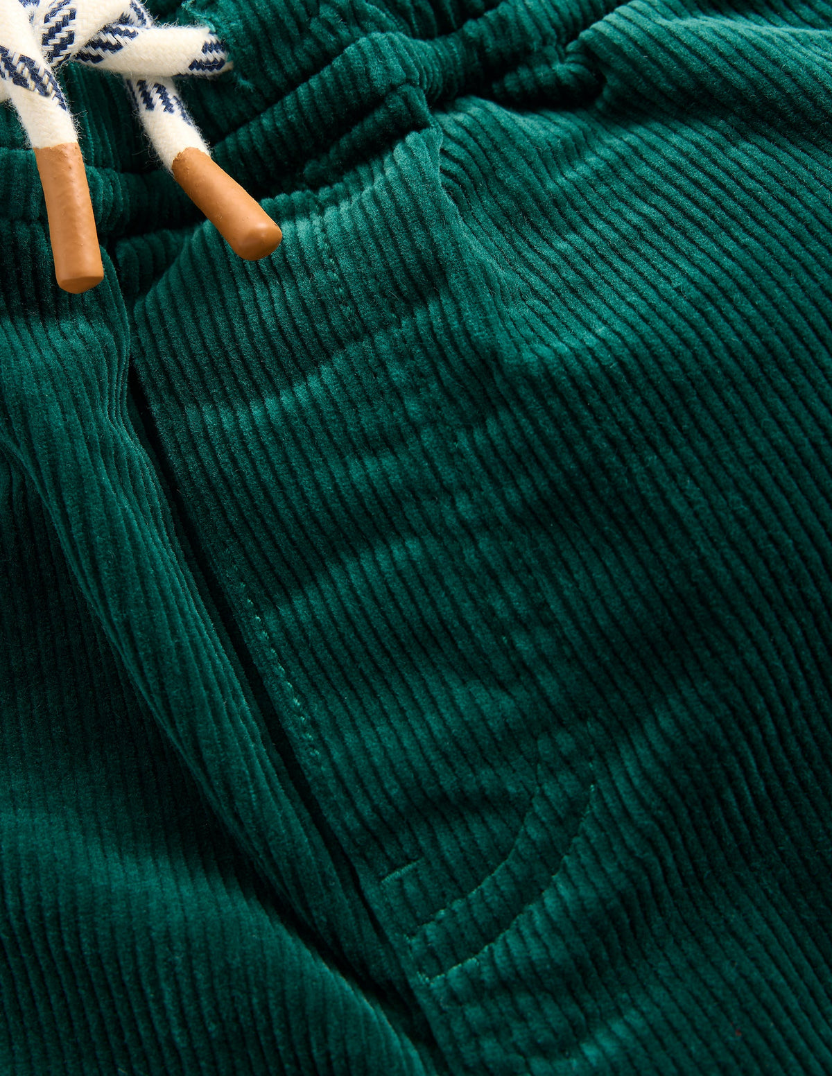 Slim Pull-On Trousers-Emerald Night Cord - Image 3