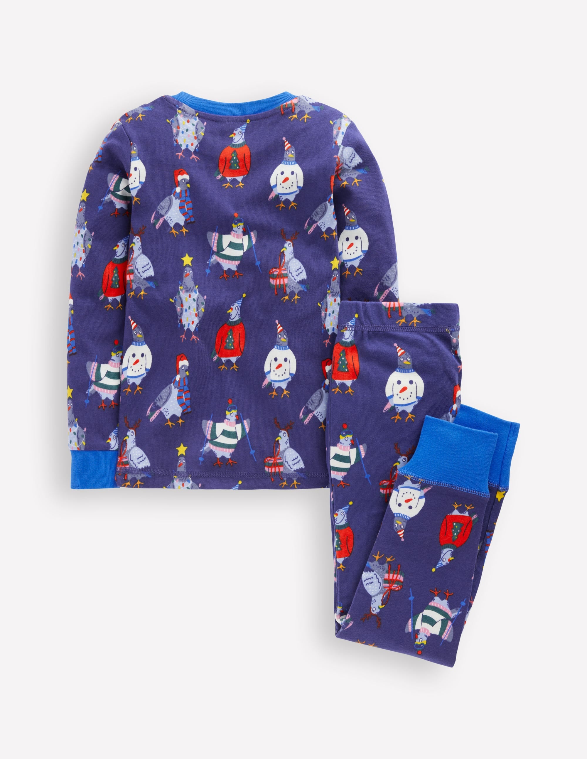 Snug Long John Pyjamas-Pigeons - Image 2