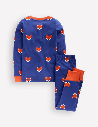 Snug Long John Pyjamas-Foxes-2