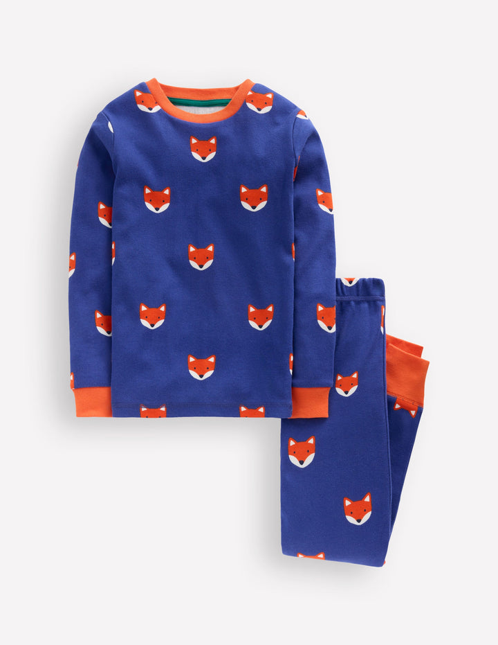 Snug Long John Pyjamas-Foxes