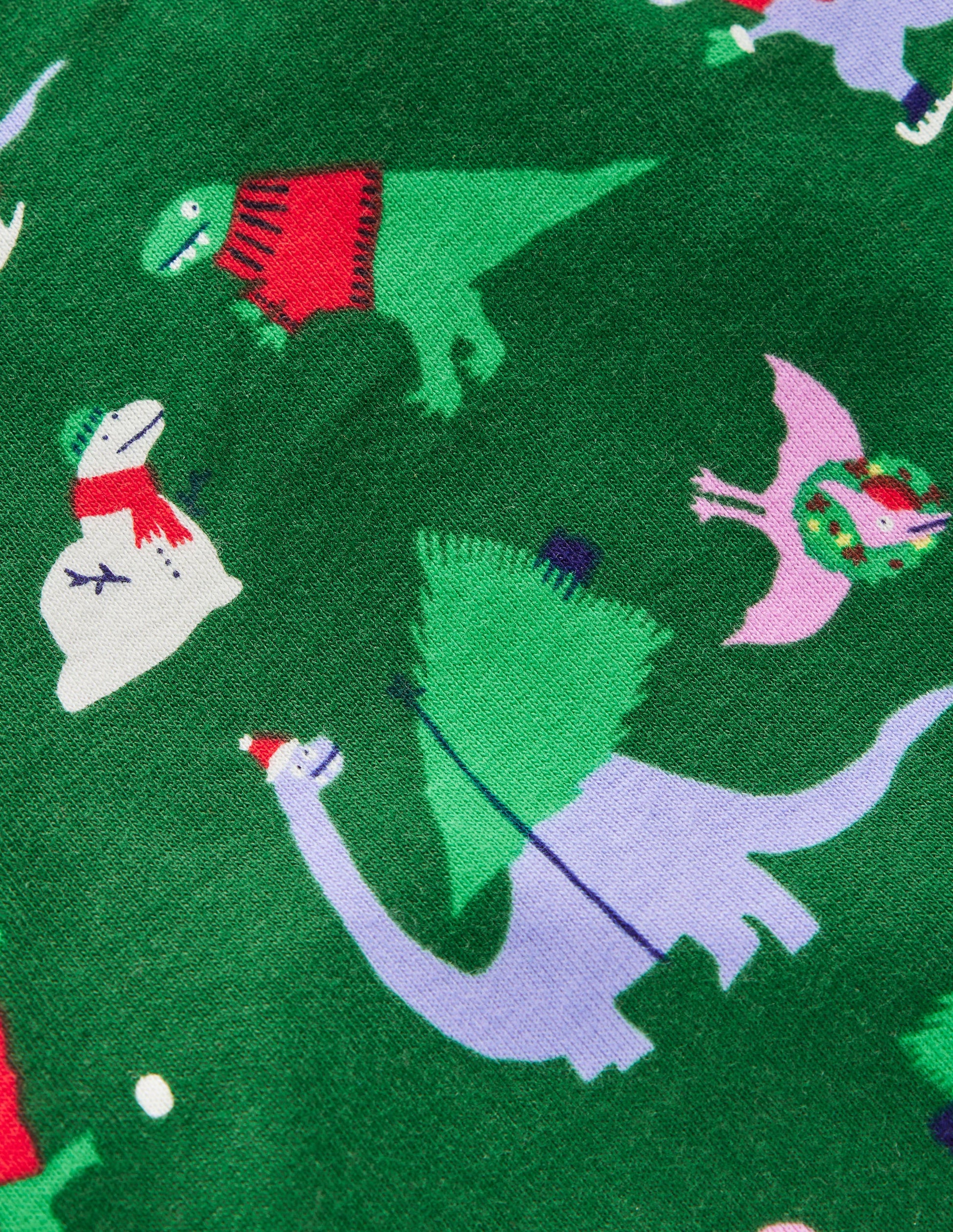 Snug Long John Pyjamas-Eden Christmas Dinos-3