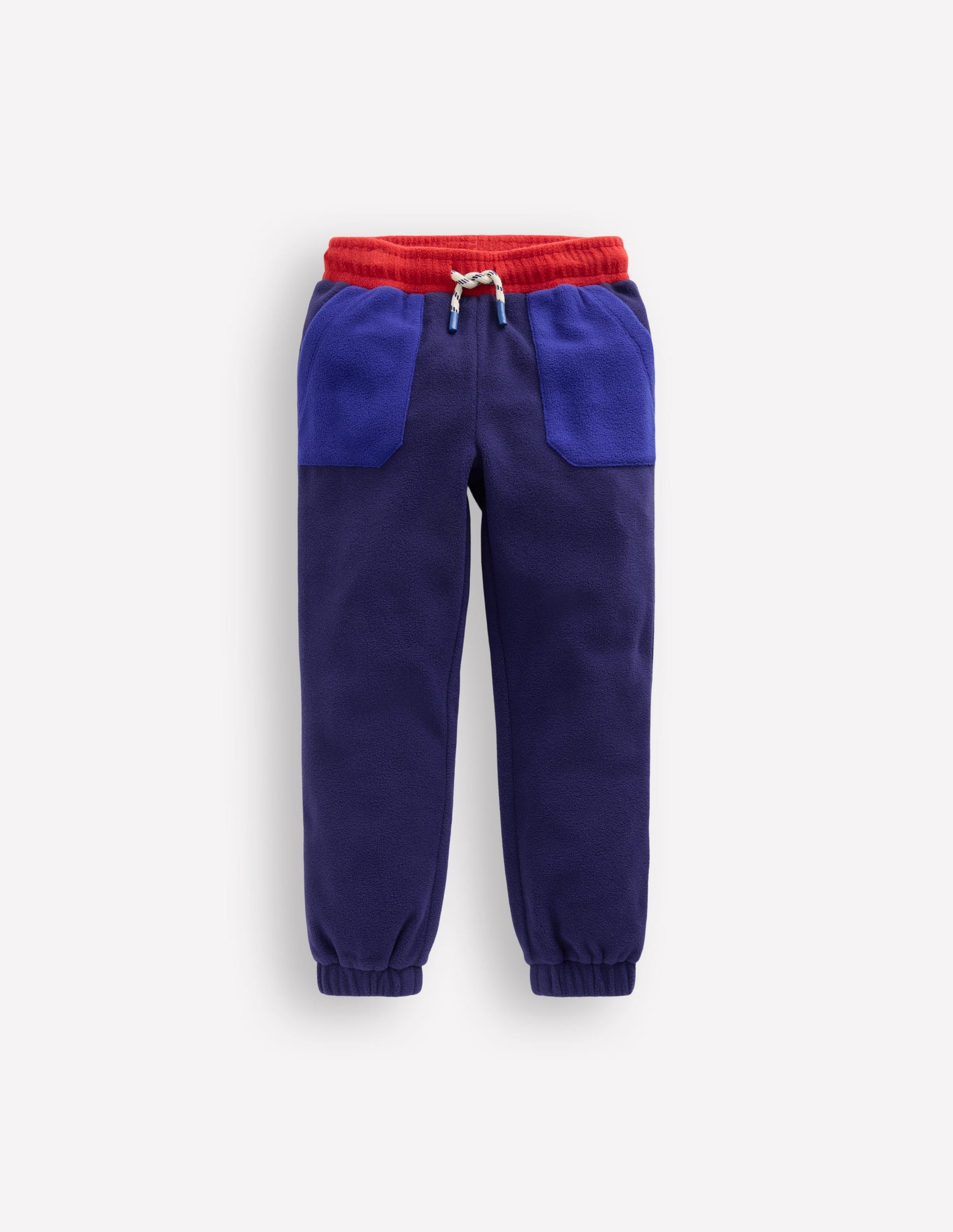 Cosy Fleece Joggers-College Navy-1