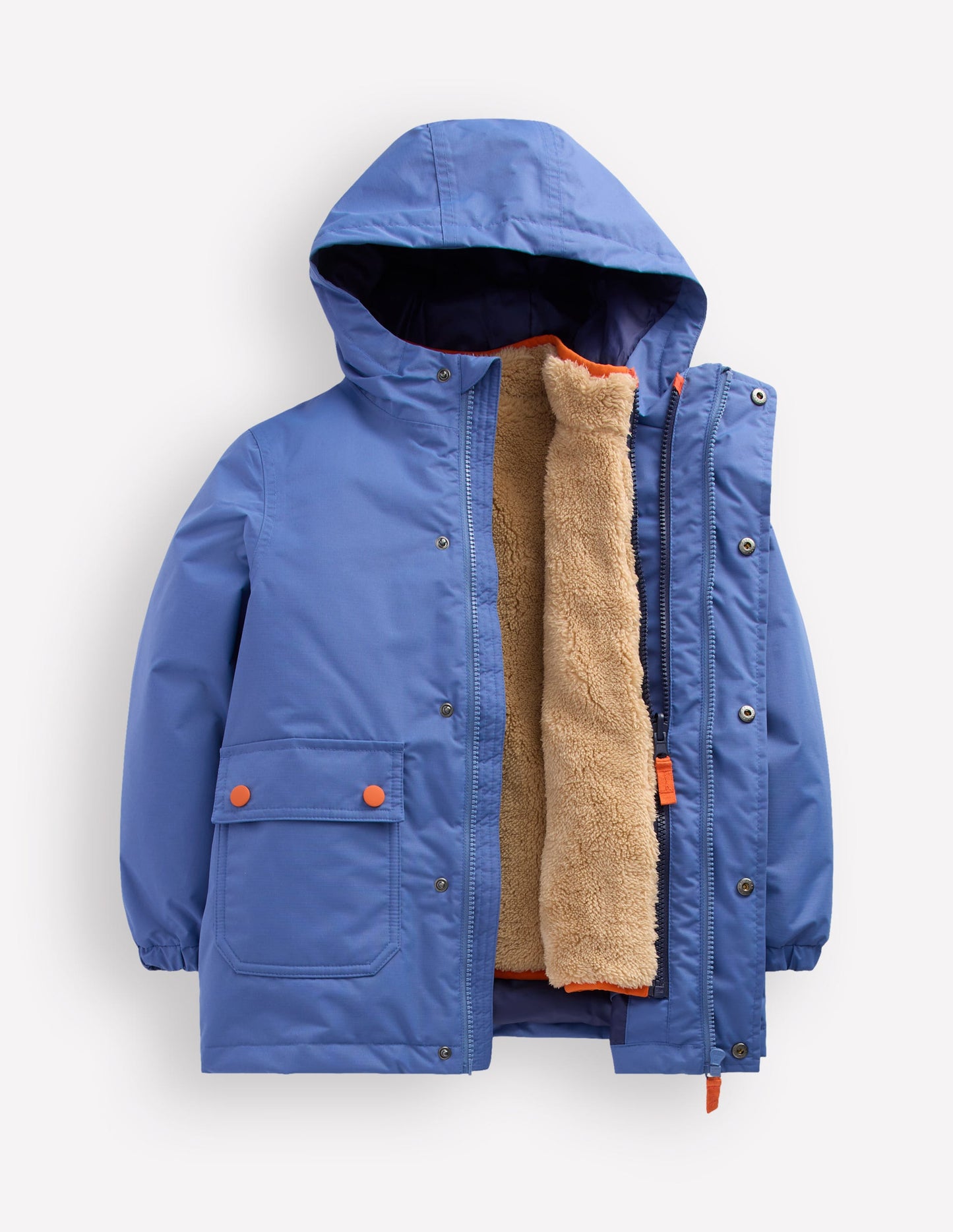 4-in-1 Waterproof Coat-Blue River