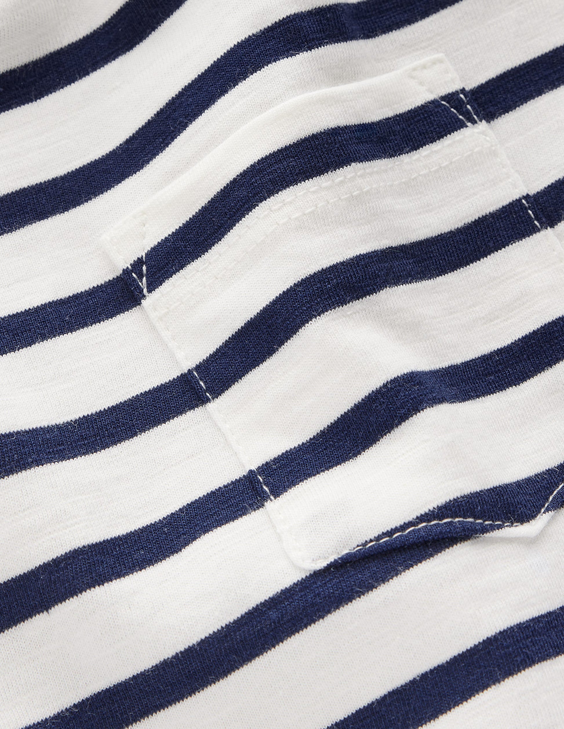 Everyday Short Sleeve T-Shirt-Ivory/College Navy-3