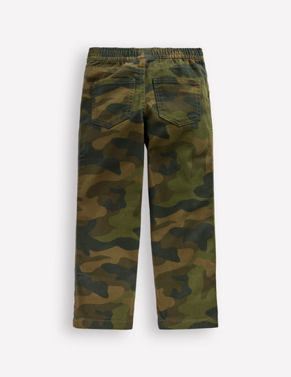 Pull-on Cotton Trouser-Camo-2