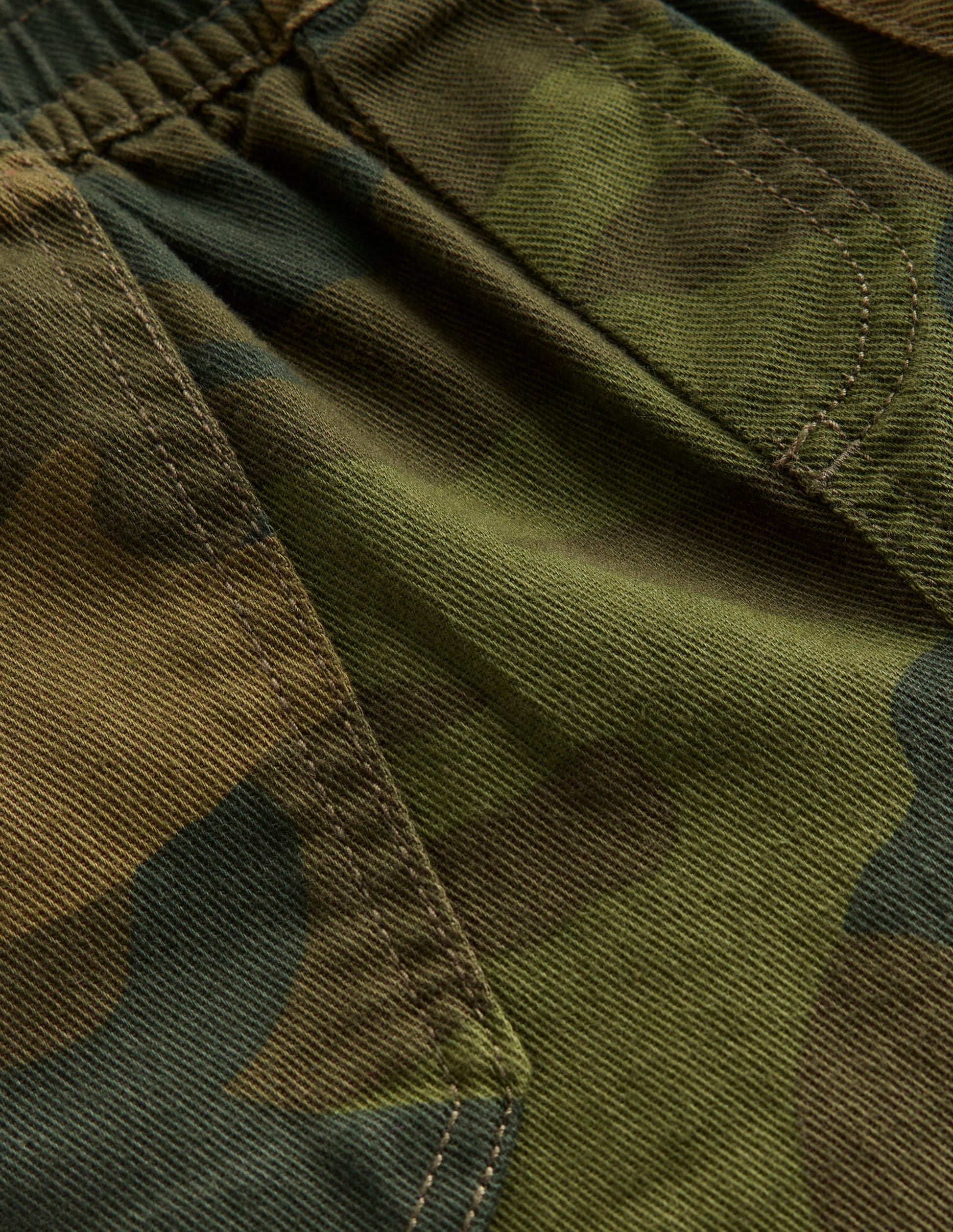 Pull-on Cotton Trouser-Camo-3