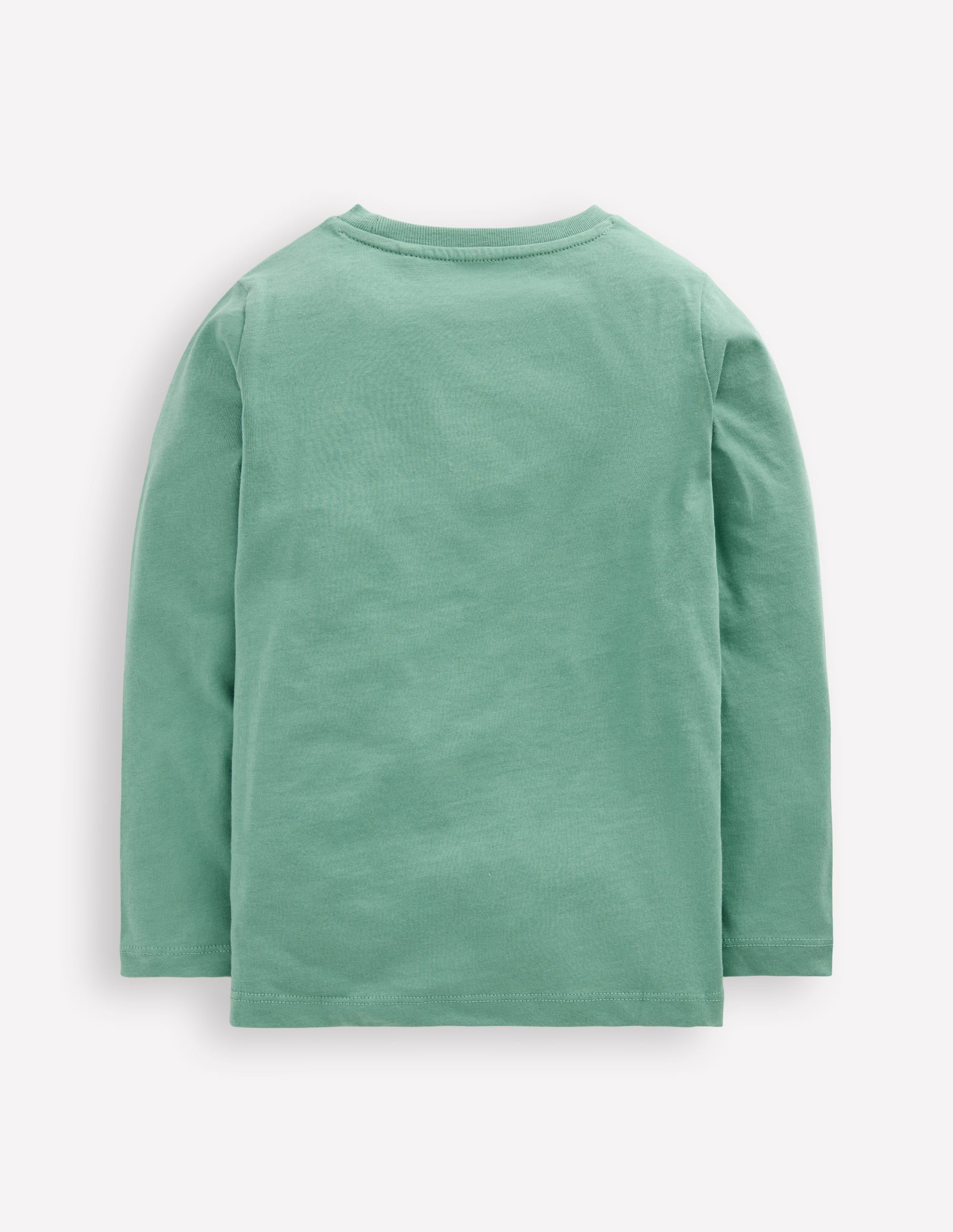 Long Sleeve Printed T-shirt-Oil Blue Moose Explorer - Image 2