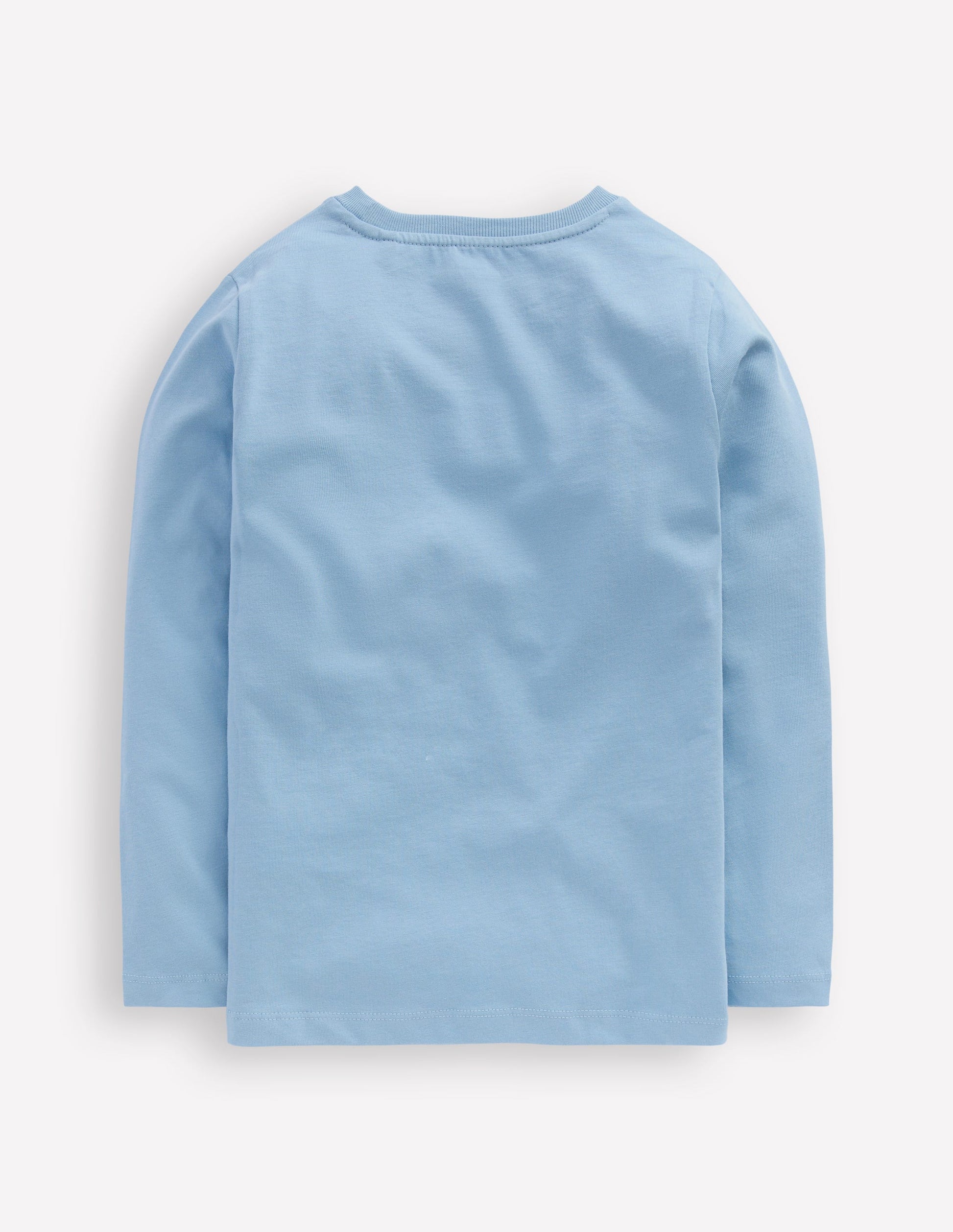 Long Sleeve Riso T-shirt-Glacier Blue Bugs-2