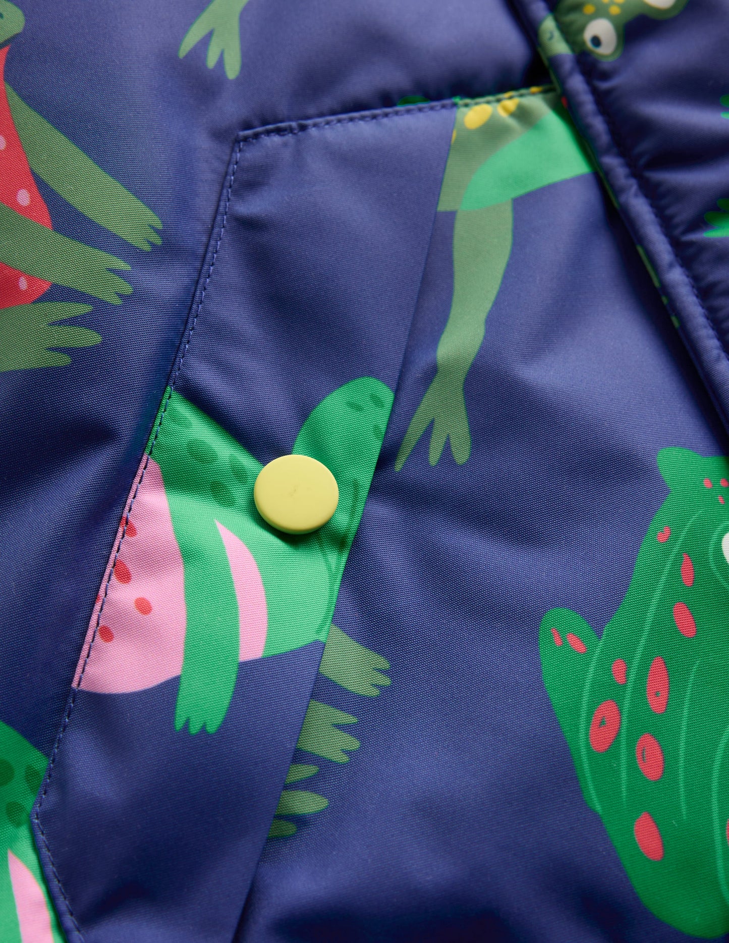 Borg Lined Anorak-Twilight Frogs