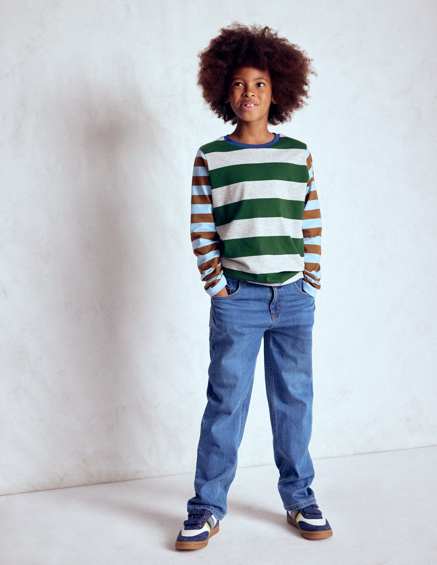 Long Sleeve Hotchpotch T-shirt-Hotch Multi