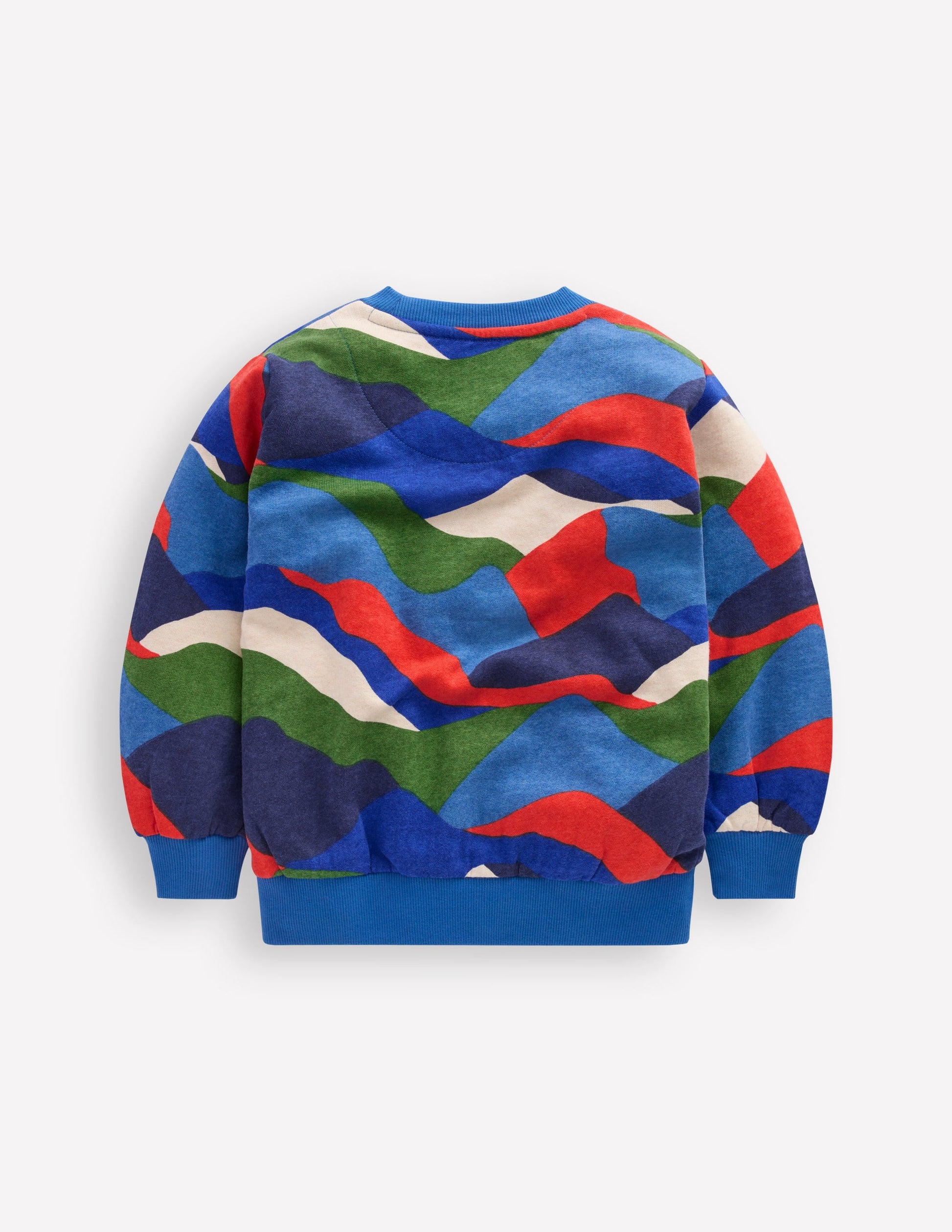 Everyday Printed Sweatshirt-Abstract Landscape-2