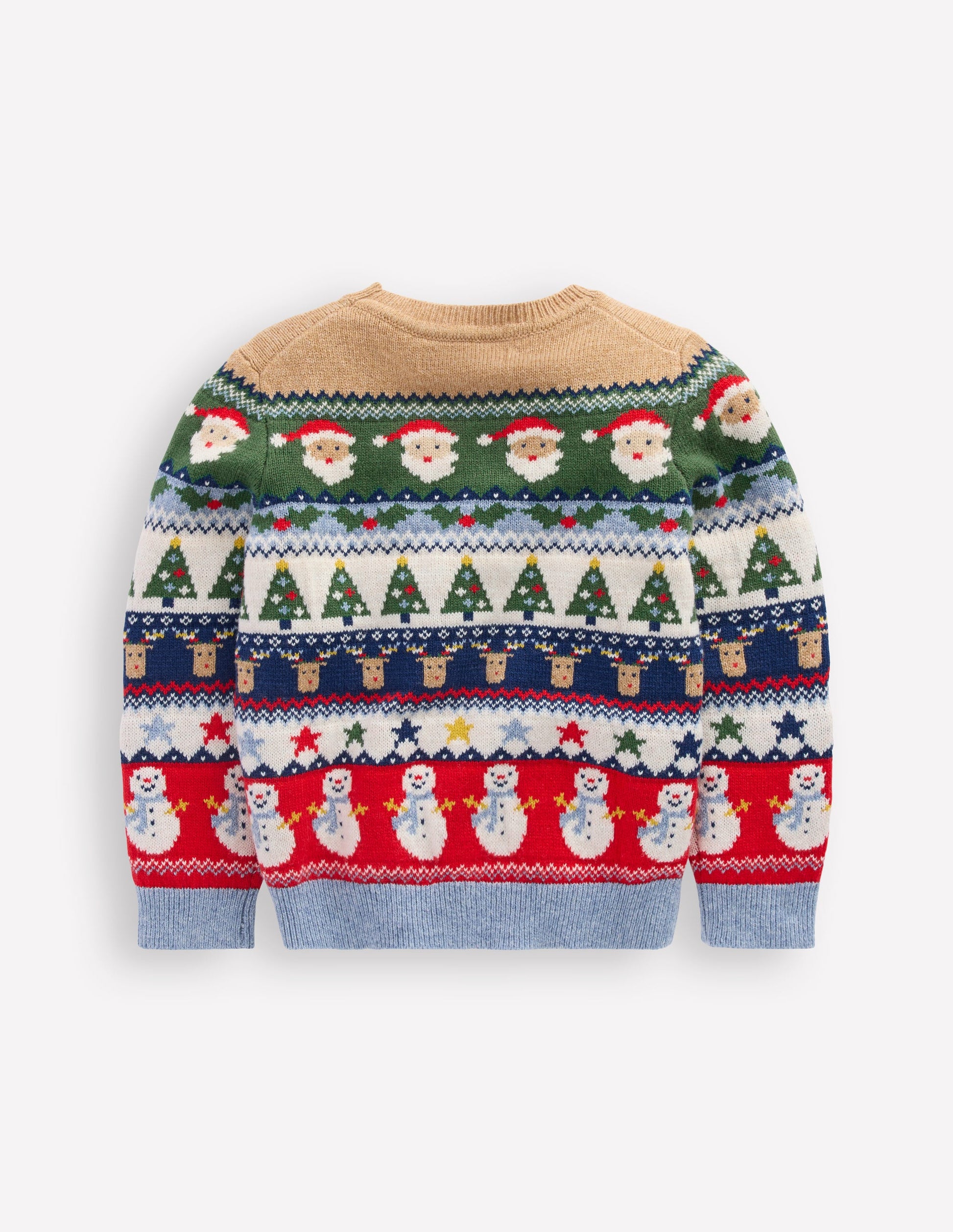 Fair Isle Jumper-Multi Christmas Fairisle-2