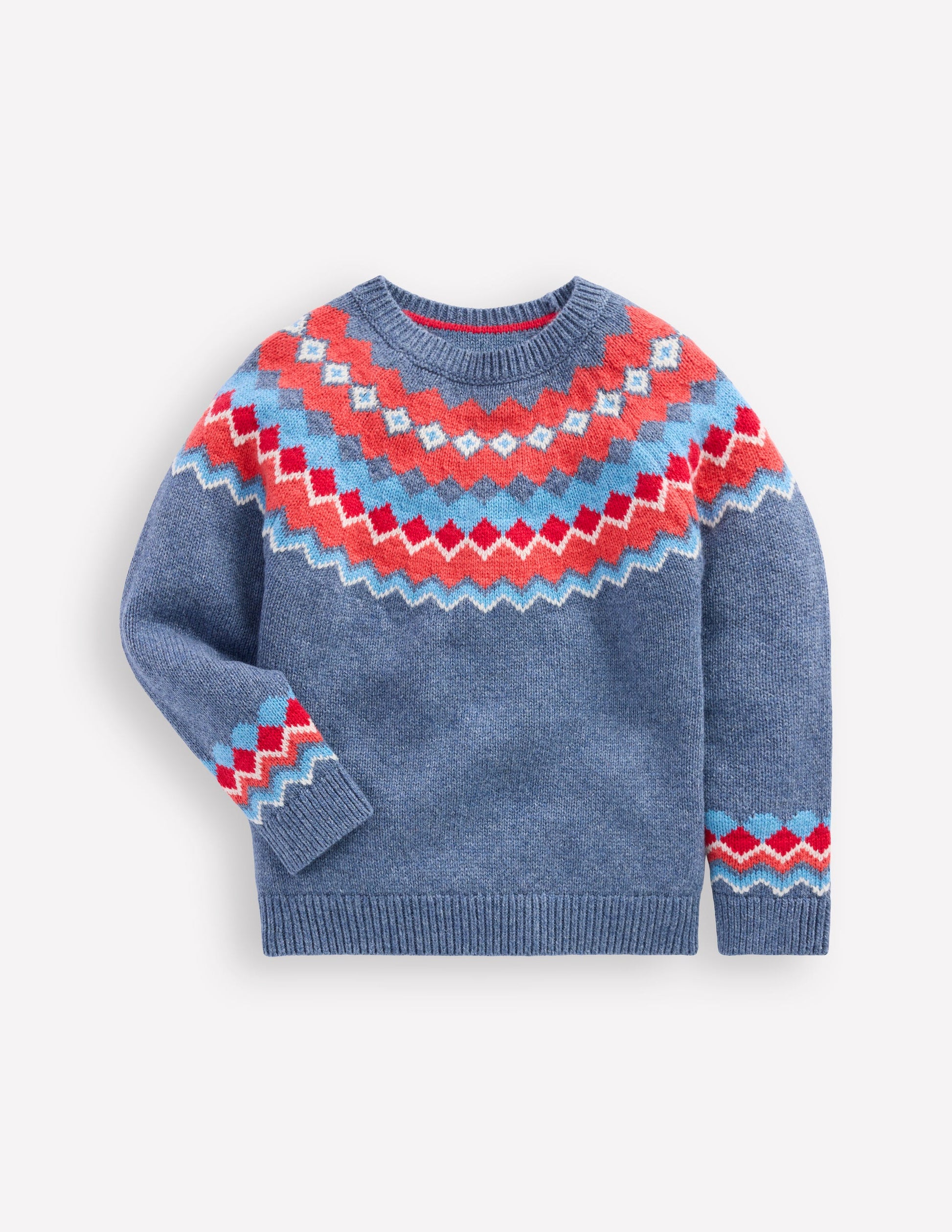 Fair Isle Jumper-Blue Classic Fair Isle-3