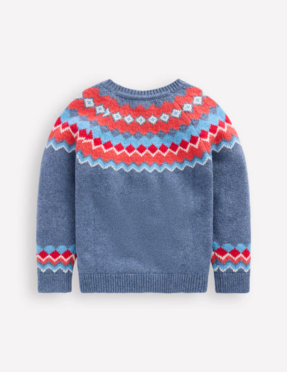 Fair Isle Jumper-Blue Classic Fair Isle-4