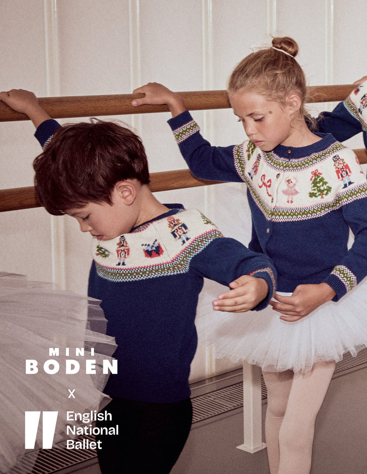 Fair Isle Jumper-College Navy Nutcracker