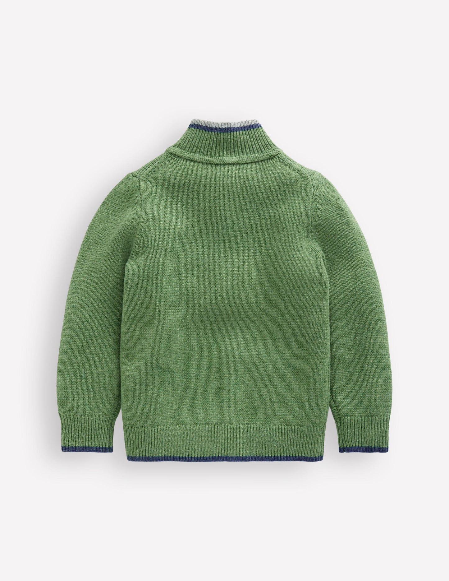 Heritage Half-Zip Jumper-Safari Green