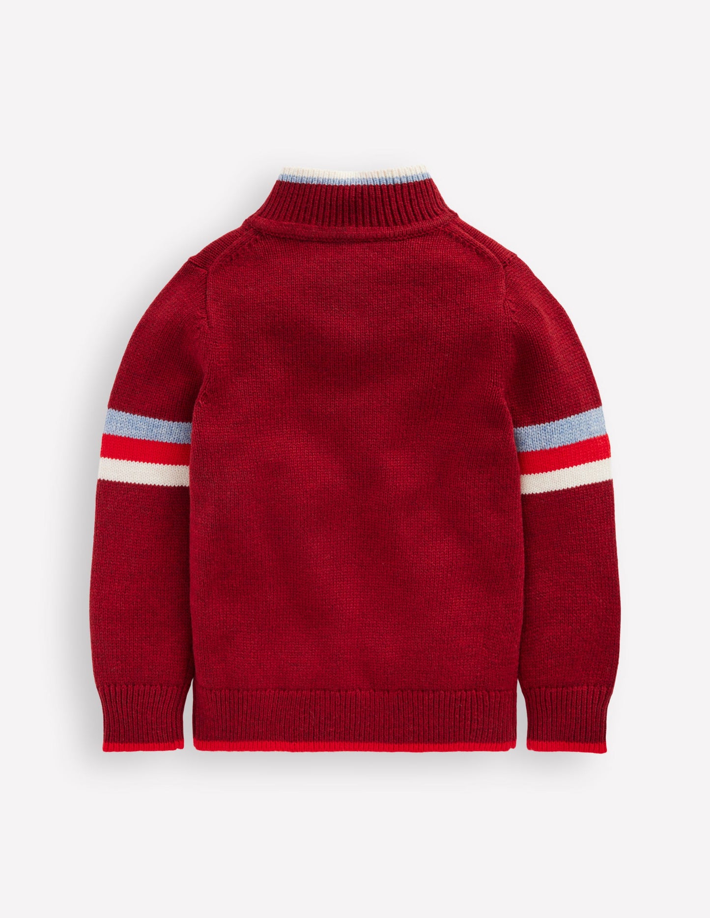 Heritage Half-Zip Jumper-Rumba Red