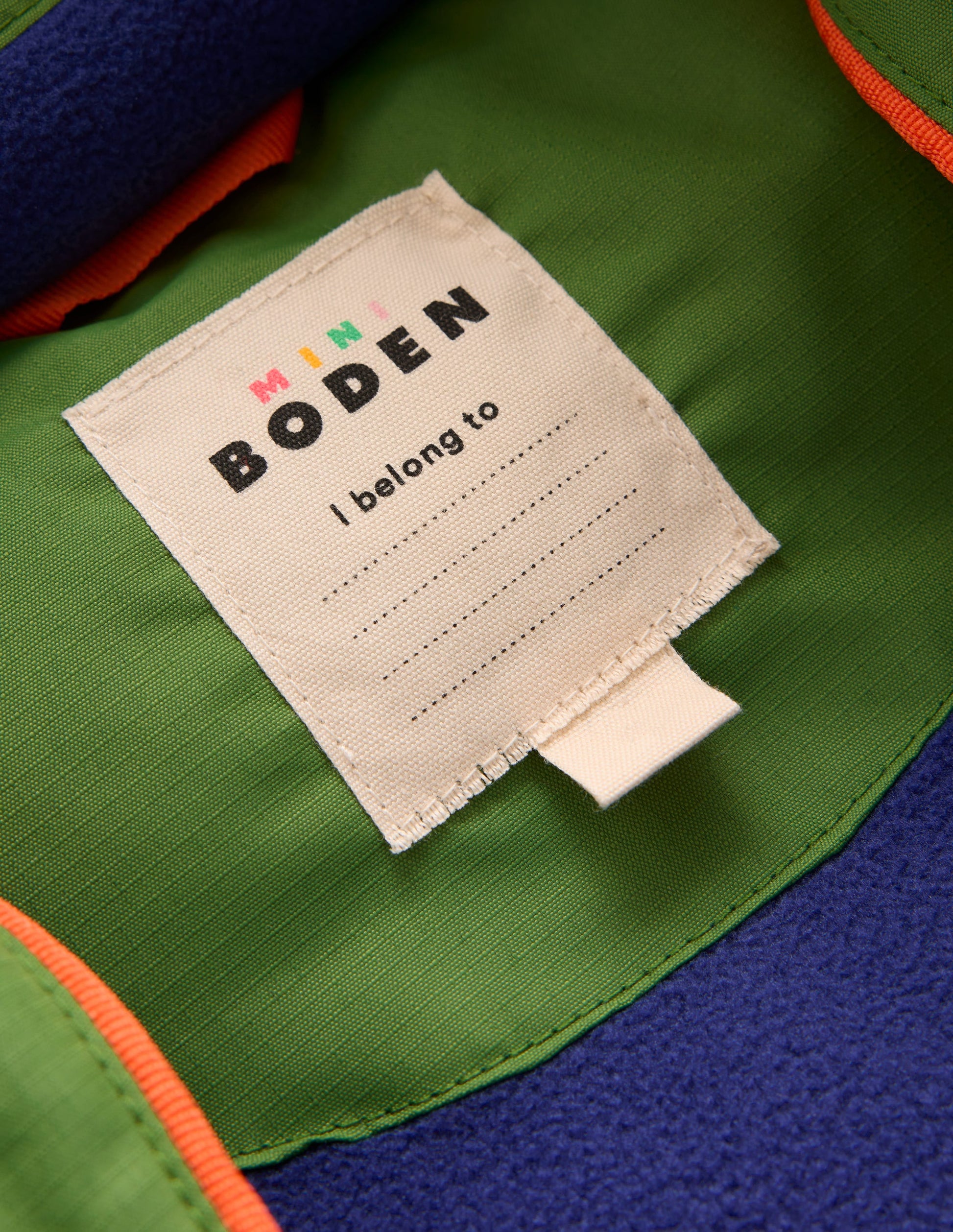 Fleece Lined Padded Coat-Green-4