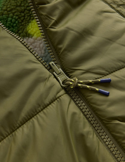 Reversible Cosy Borg Jacket-Green Camo-3